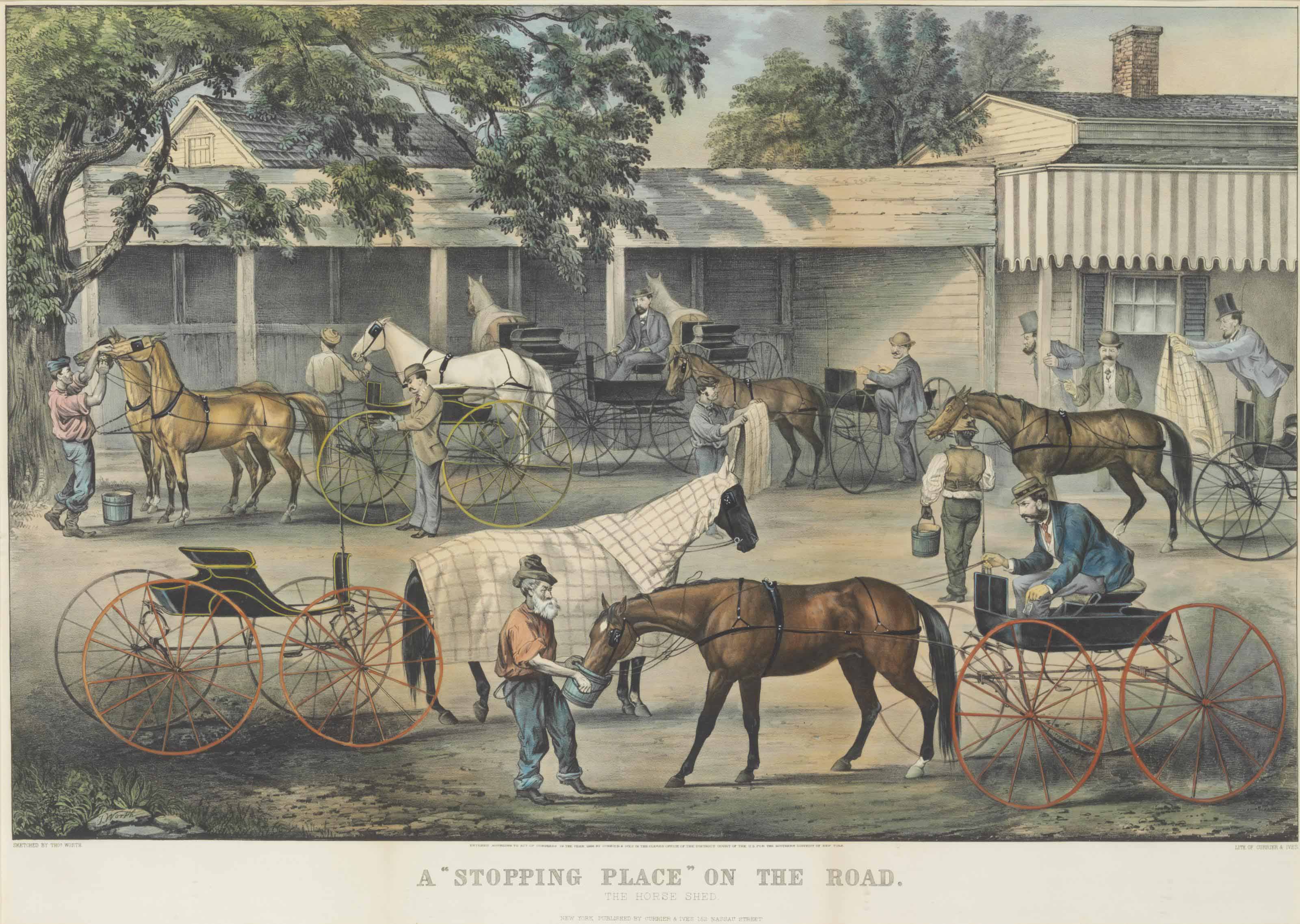 CURRIER And IVES Publishers After Thomas Worth Christie s