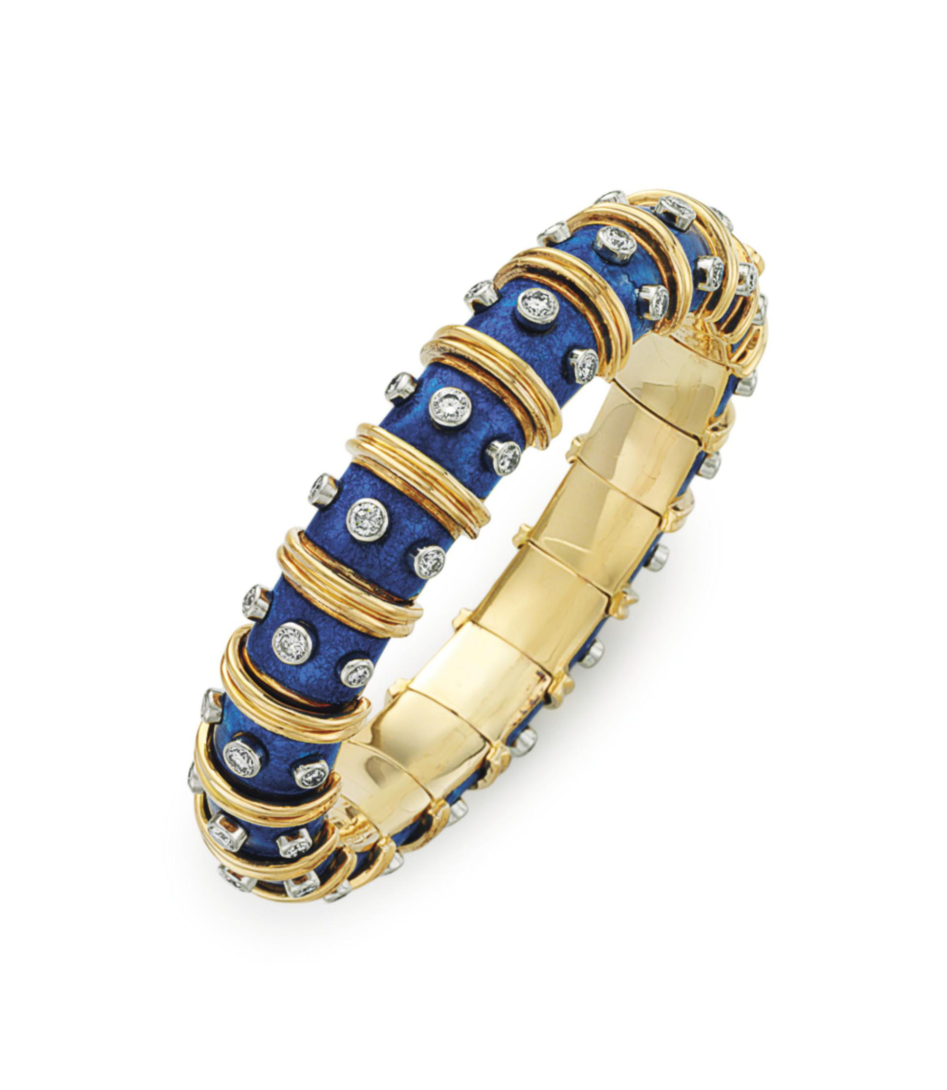 Schlumberger enamel bracelets Clearance