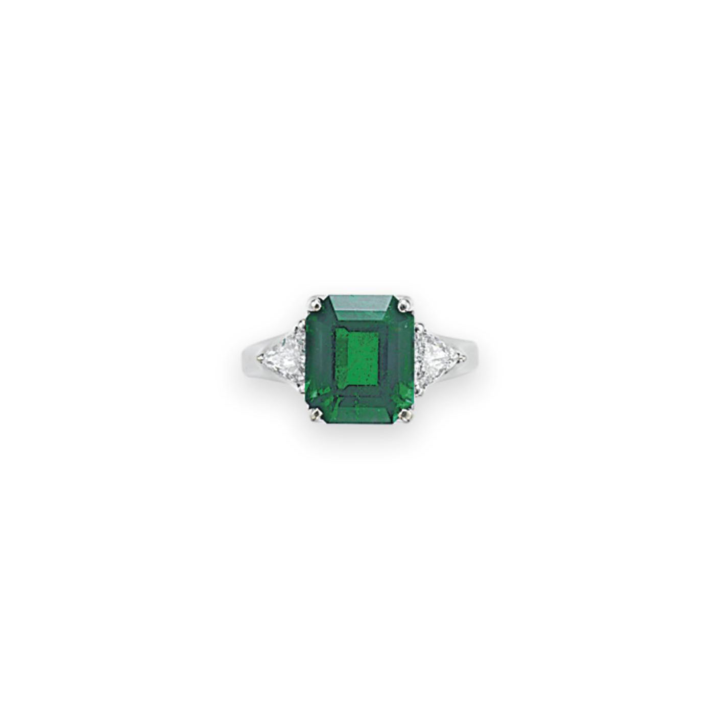H stern discount emerald ring