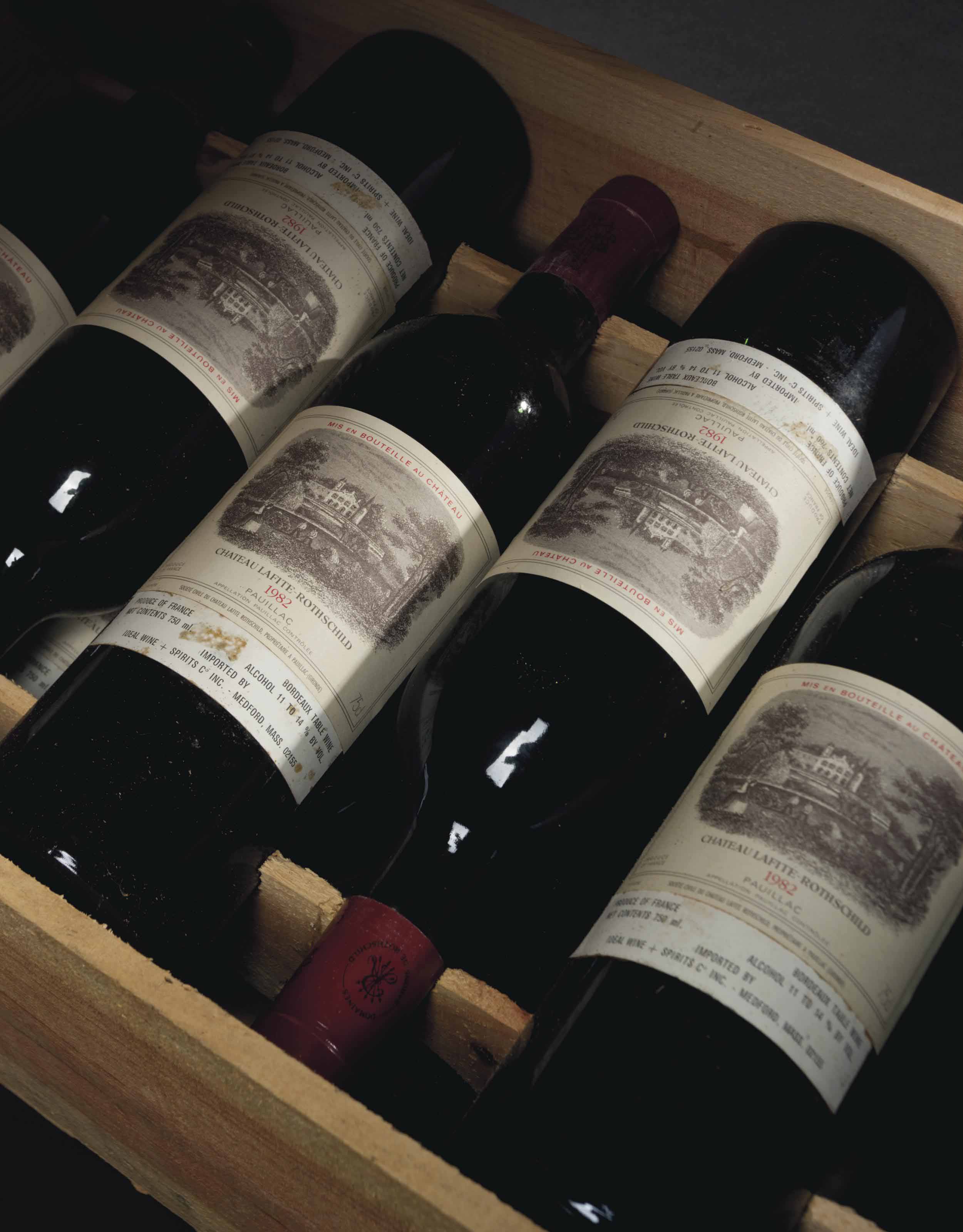 Château LafiteRothschild 1982 , 11 bottles per lot Christie's