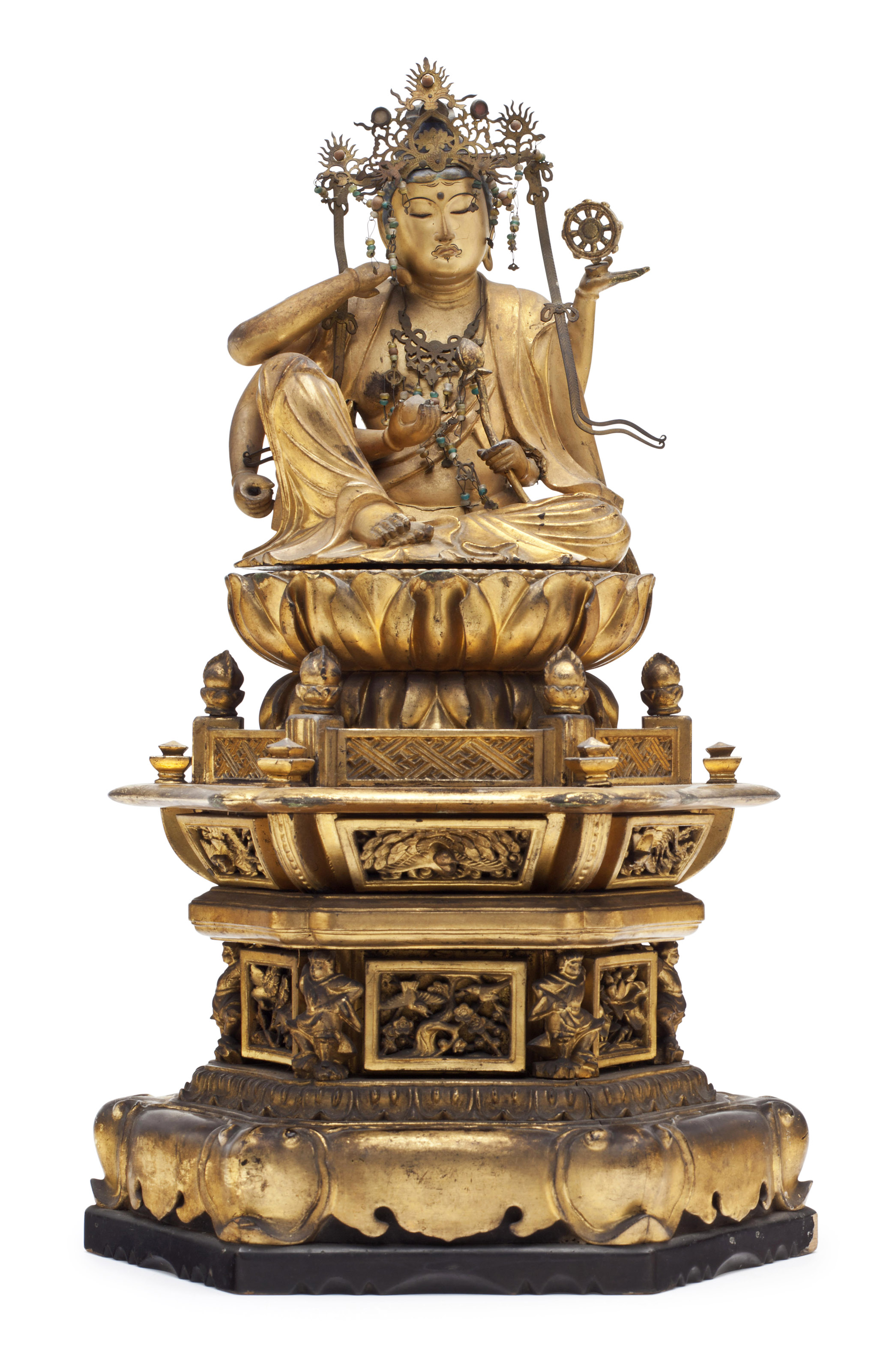 EDO PERIOD (18TH - 19TH CENTURY), A gilded-wood figure of