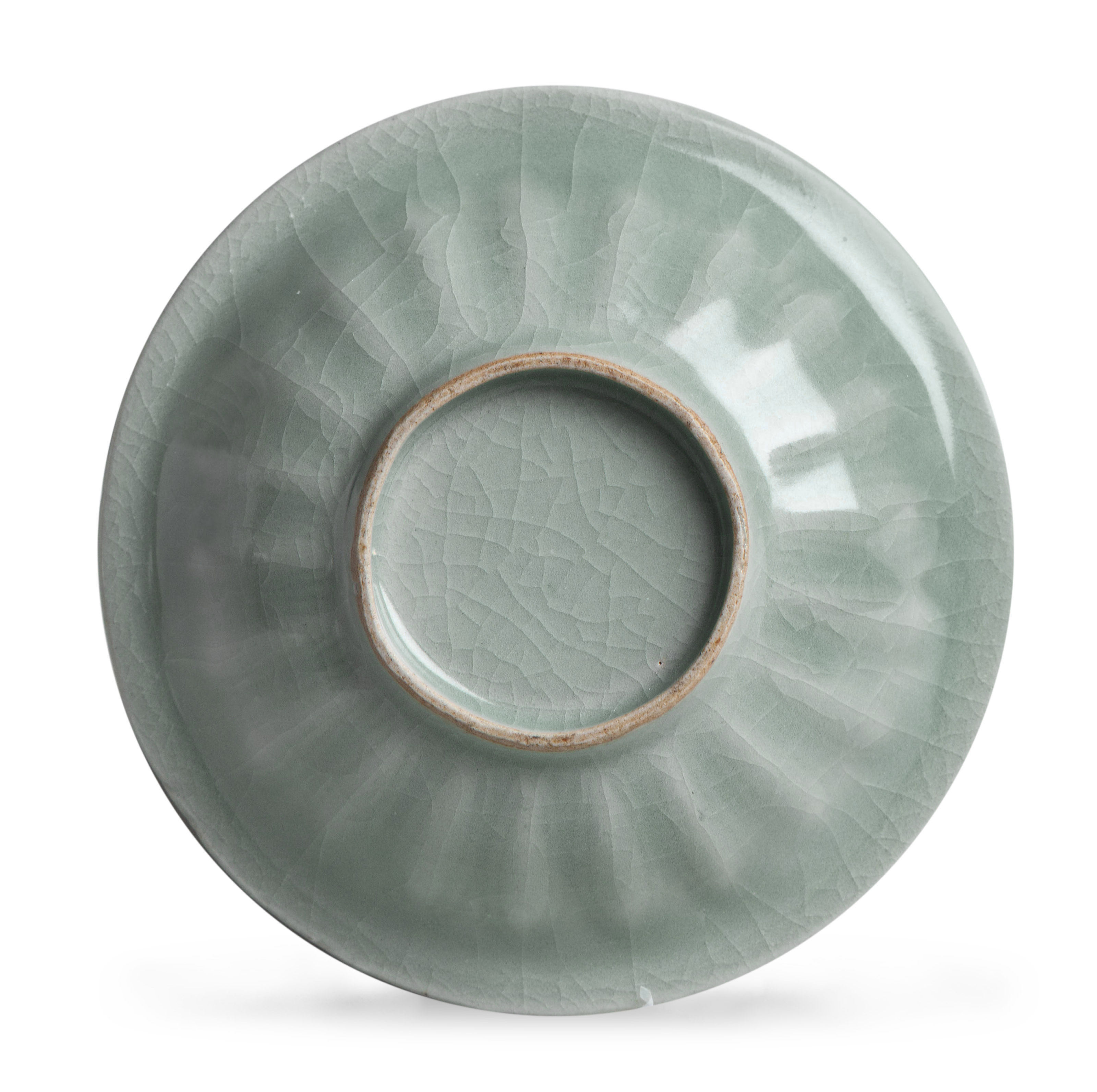 南宋龙泉窑青釉双鱼纹盘, SOUTHERN SONG DYNASTY (1127-1279