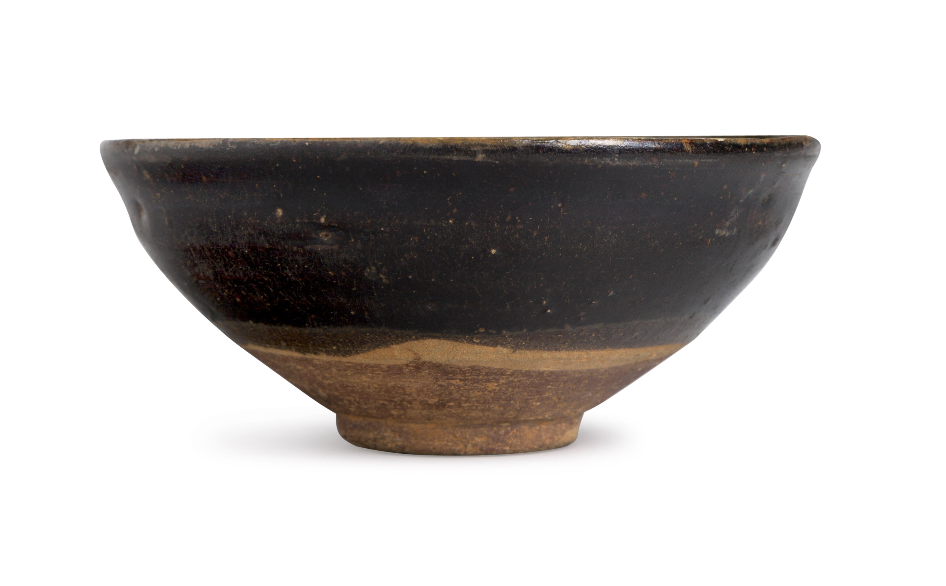 南宋吉州窯剪紙貼花梅花紋盞, SOUTHERN SONG DYNASTY, 12TH-13TH