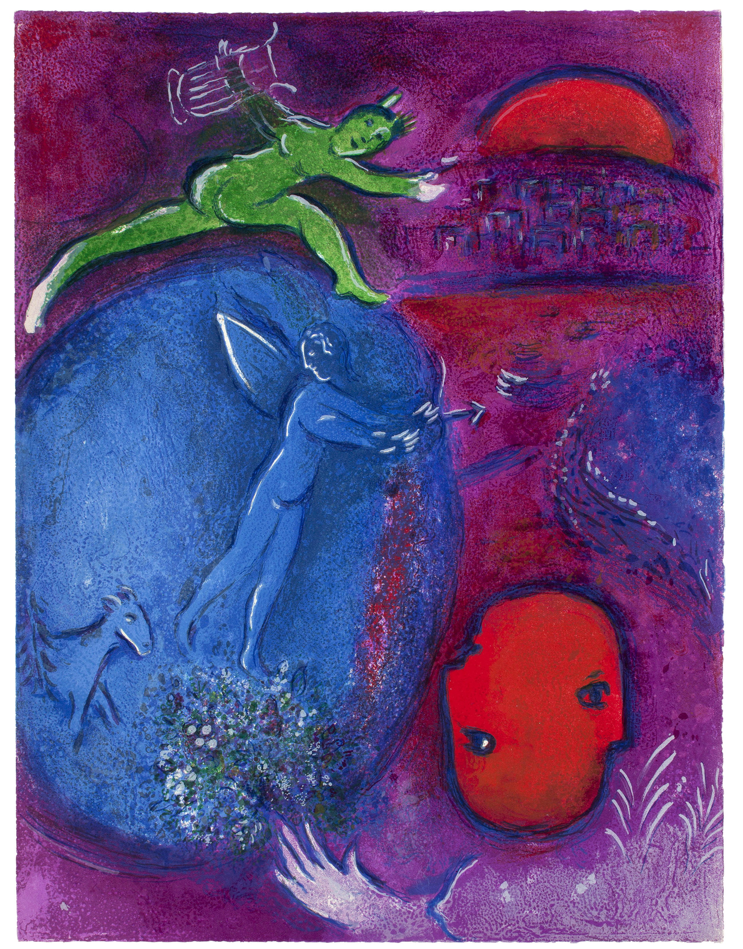 L'Echo, from Daphnis et Chloé, MARC CHAGALL (1887-1985
