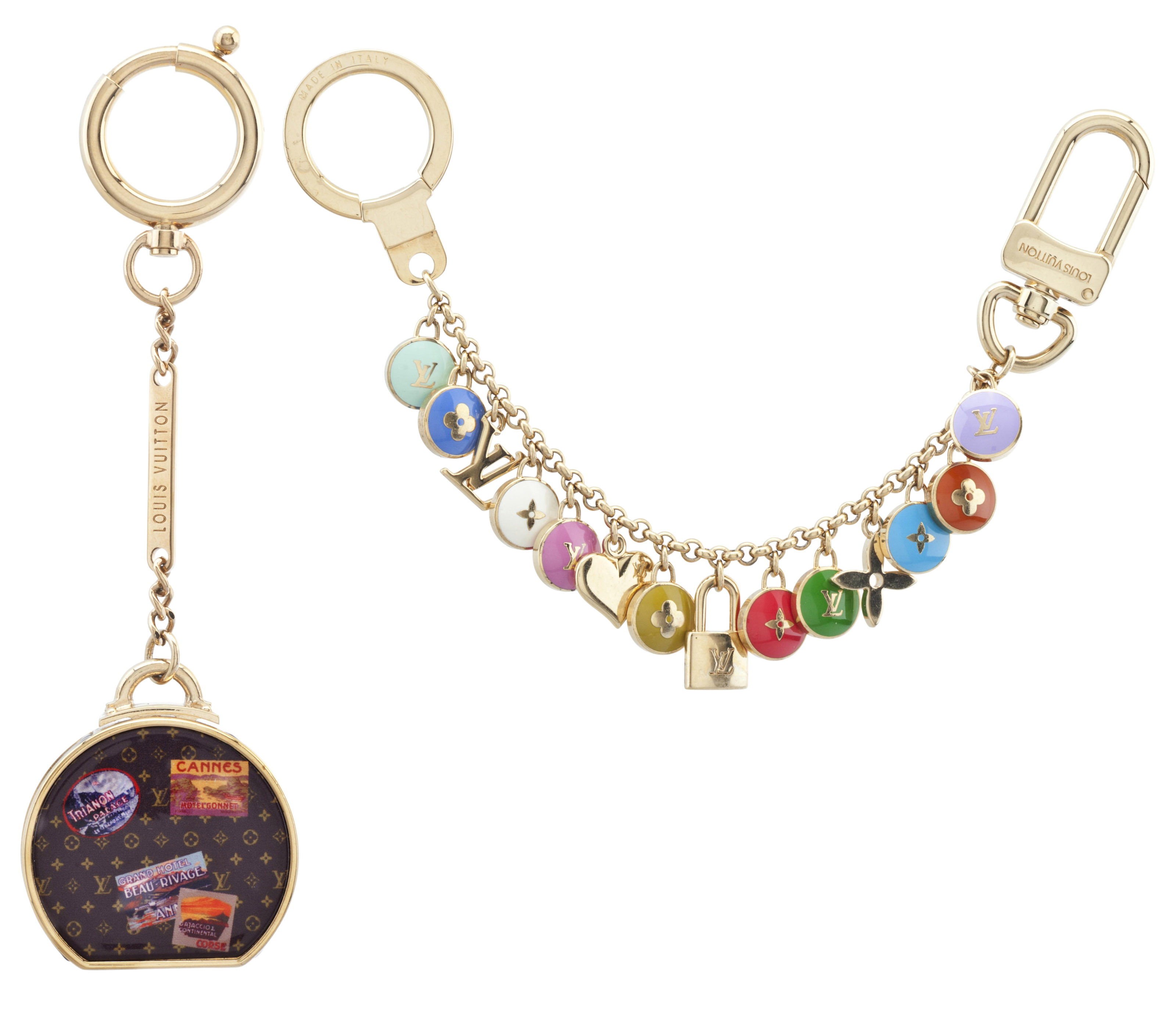 A SET OF TWO BAG CHARMS, LOUIS VUITTON Christie’s