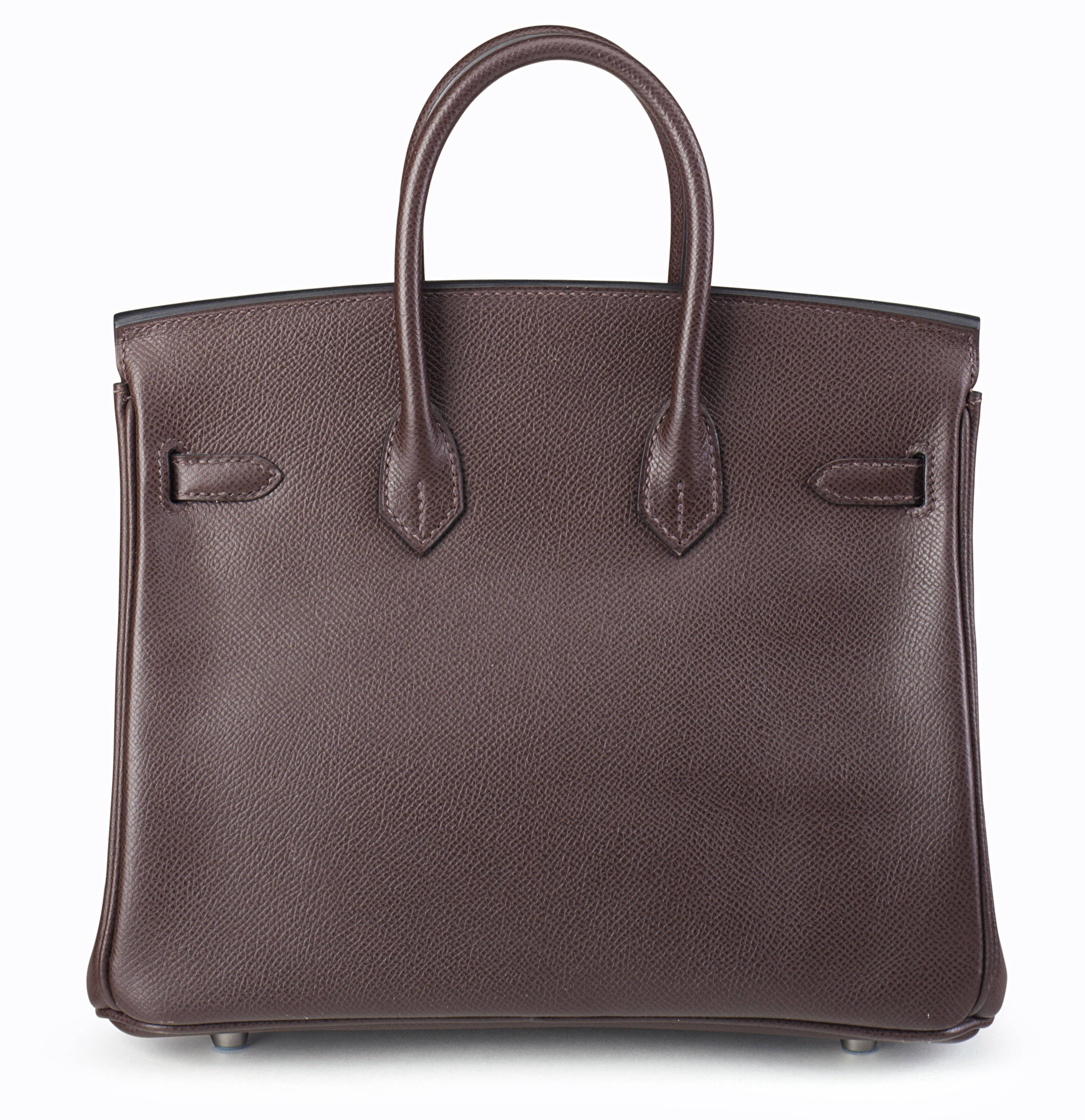 A 25CM CHOCOLATE EPSOM LEATHER BIRKIN BAG, HERMÈS, 2008 | Christie's