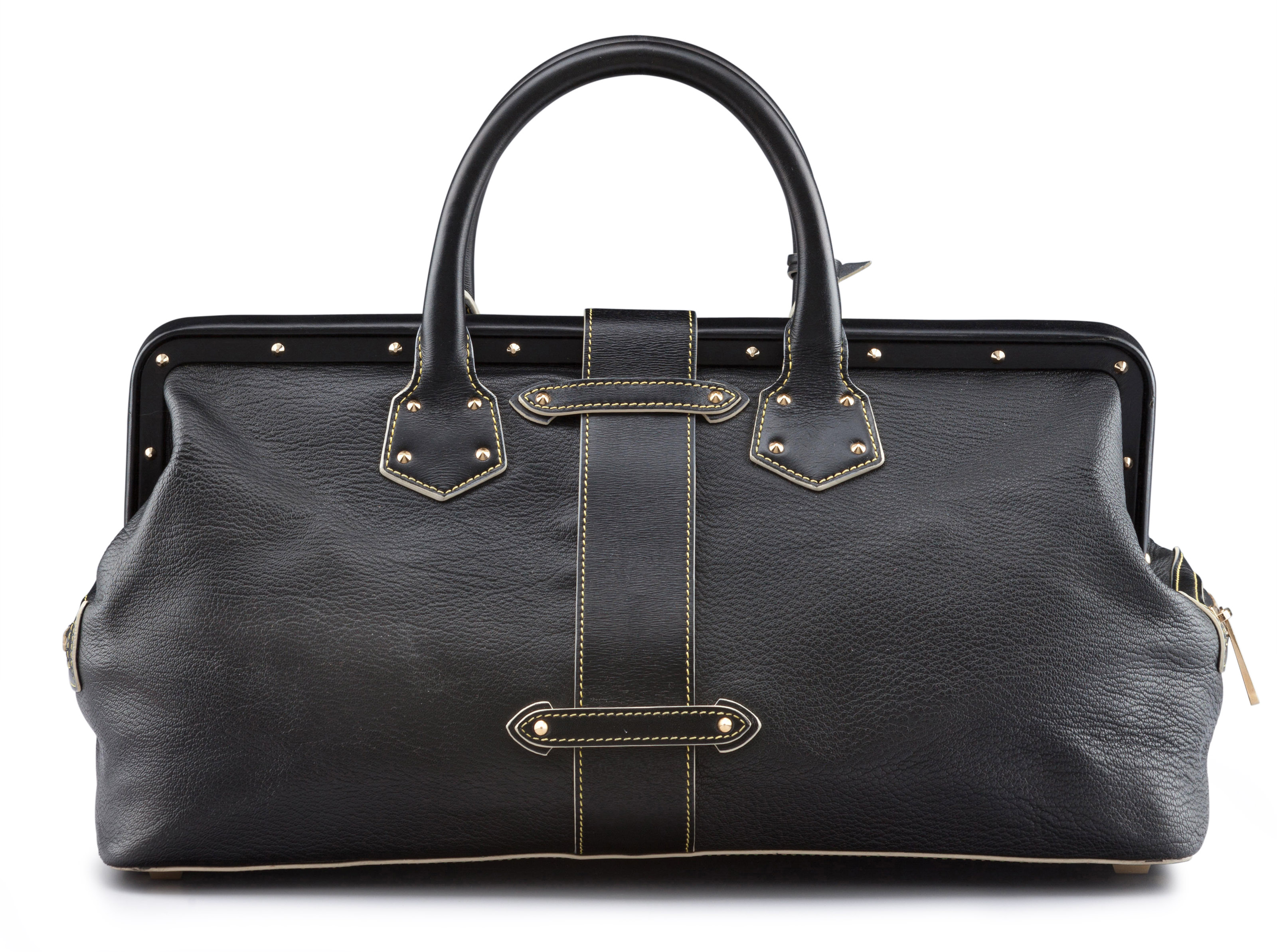 A Black Suhali Leather L Ingenieux Doctor s Bag LOUIS VUITTON