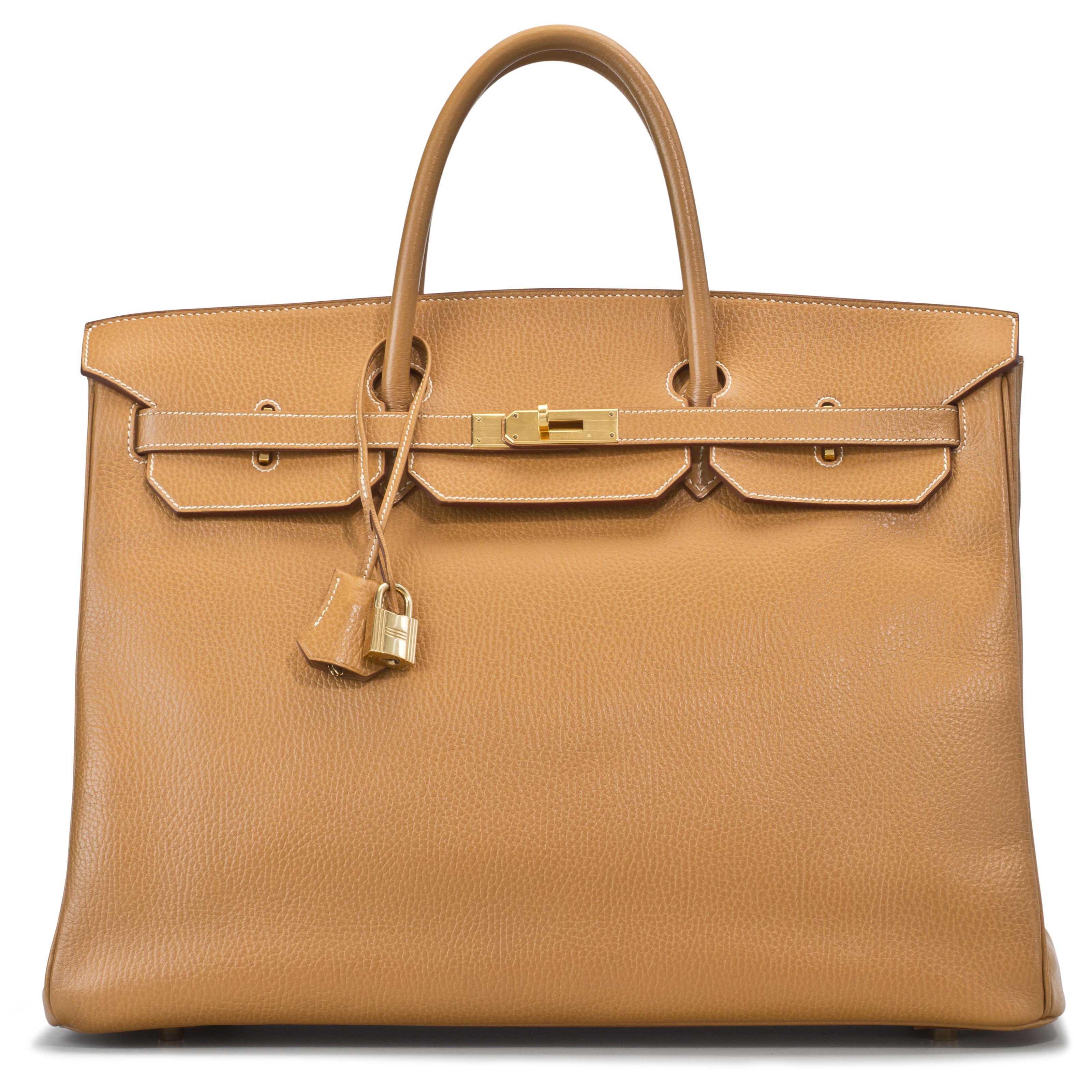 A 40CM NATURAL ARDENNES LEATHER BIRKIN BAG, HERMÈS, 2000 Christie’s