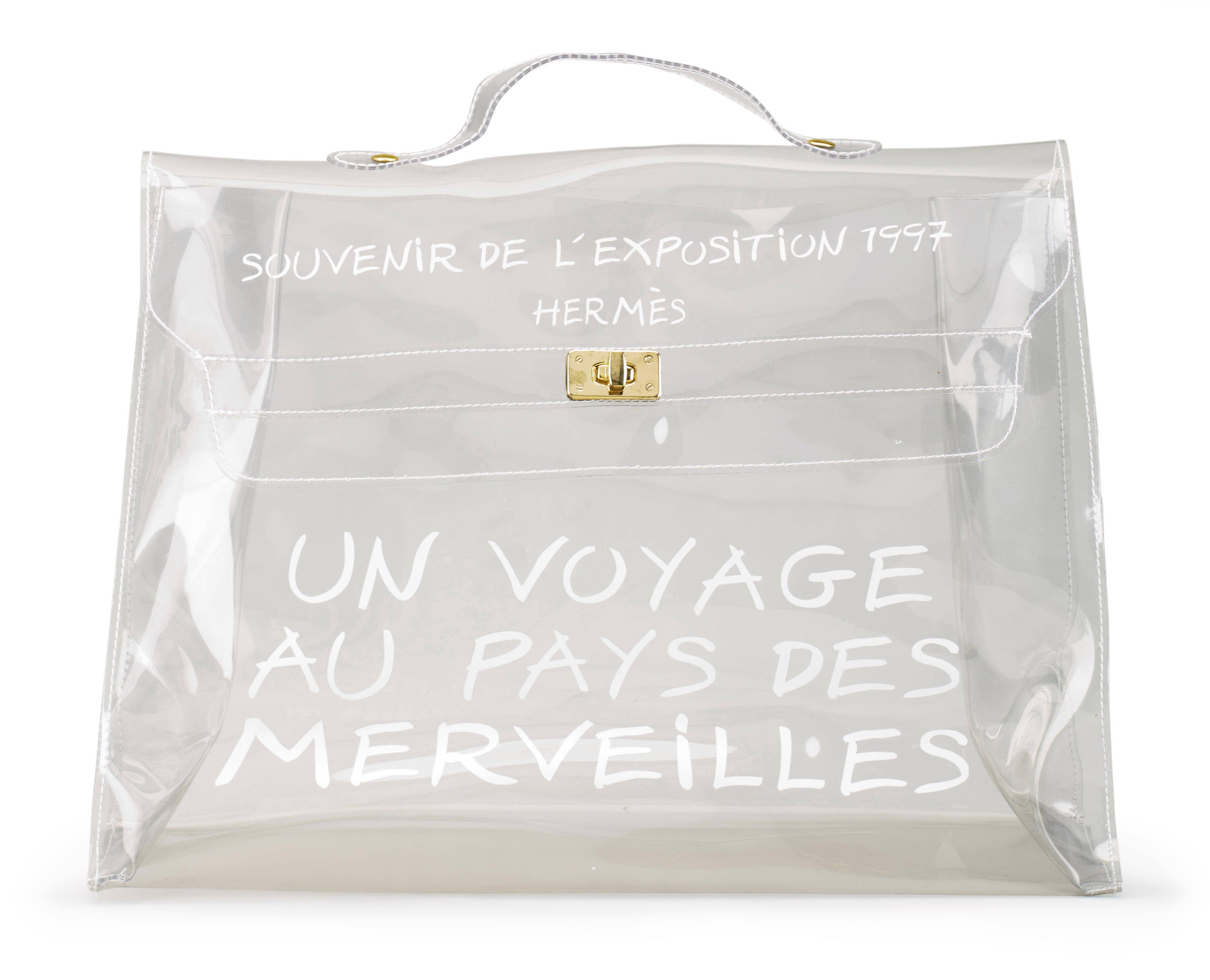Hermes transparent best sale kelly bag