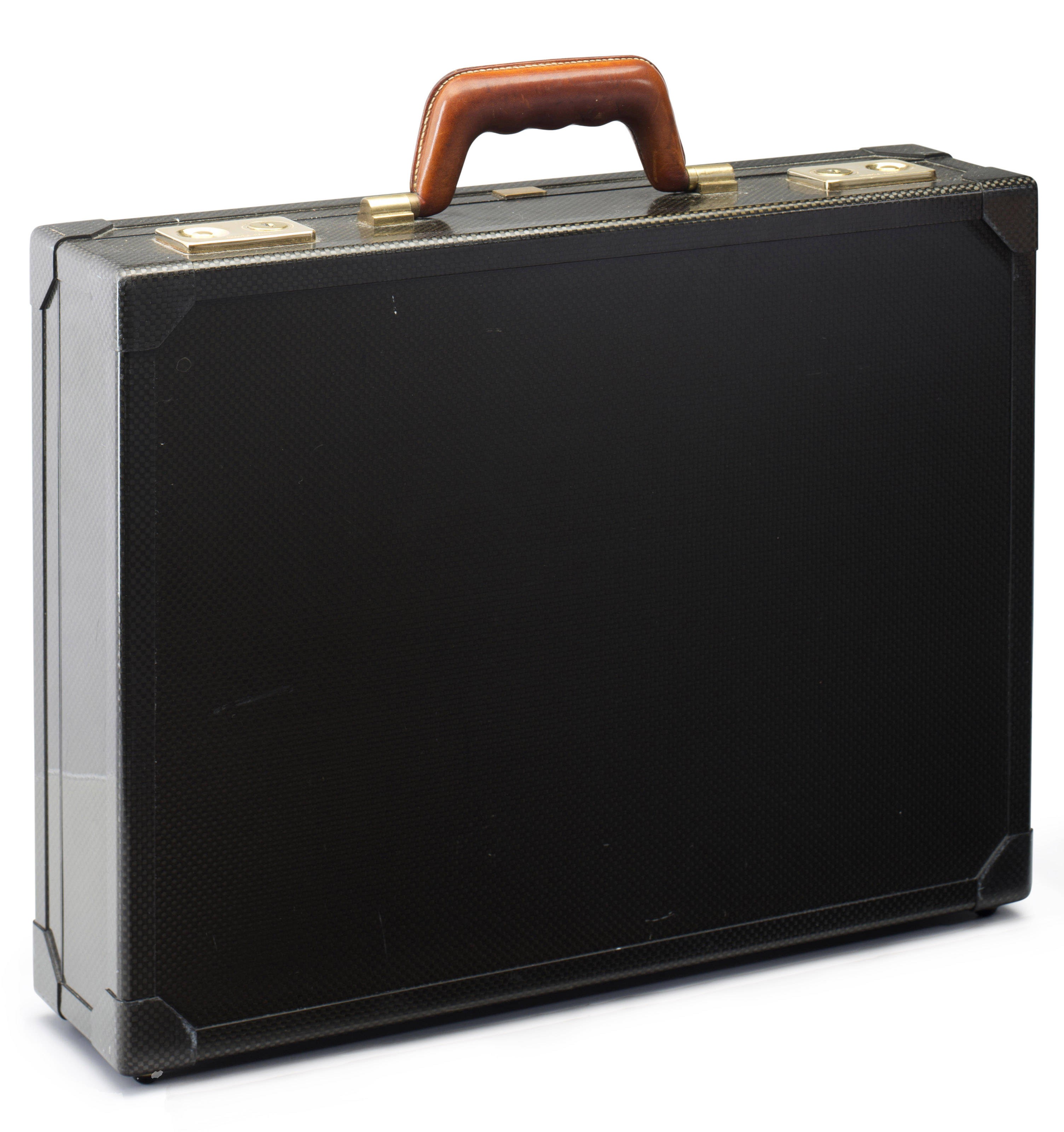 A LIMITED EDITION CARBON FIBER VACHE NATURELLE ESPACE BRIEFCASE