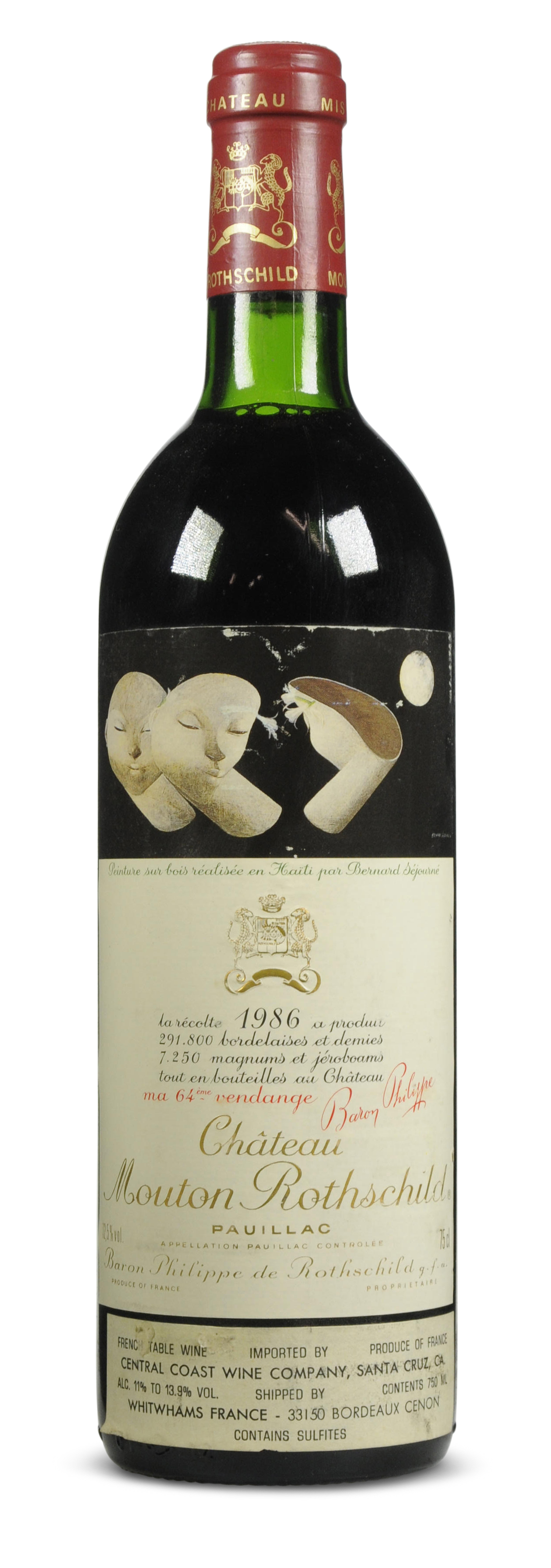Château Mouton-Rothschild 1976, 1979, 1982, 1983, 1984, 1985, 1986