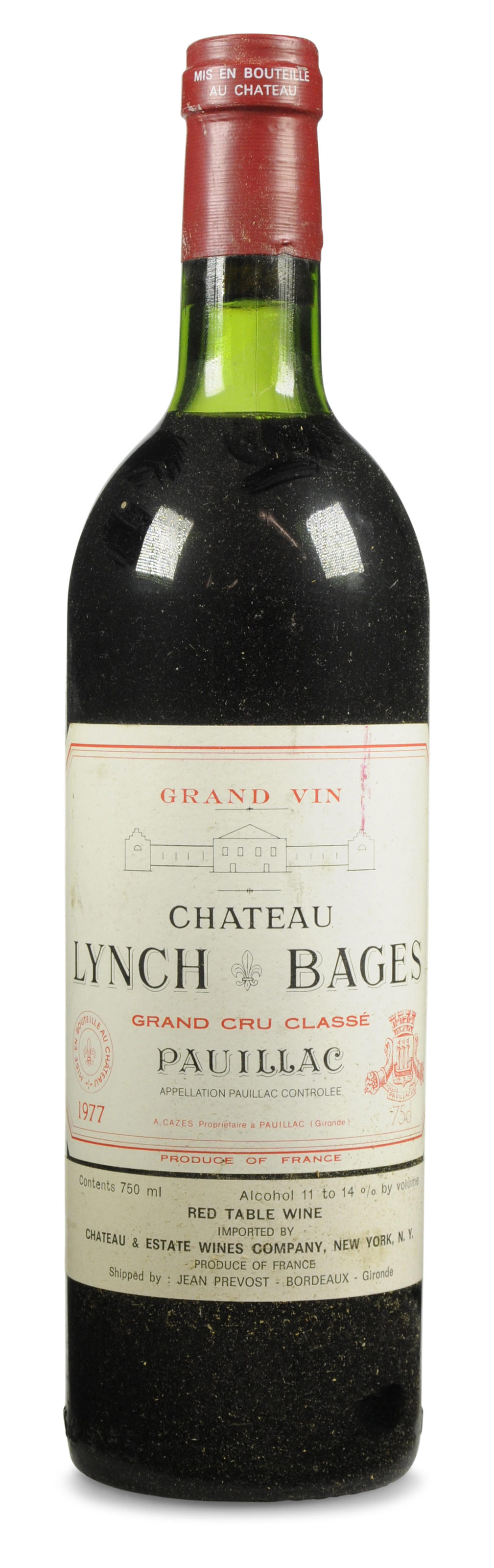 喜ばれる誕生日プレゼント cru 5ème Pauillac, 1977, Lynch-Bages Château classé Christie's | ワイン