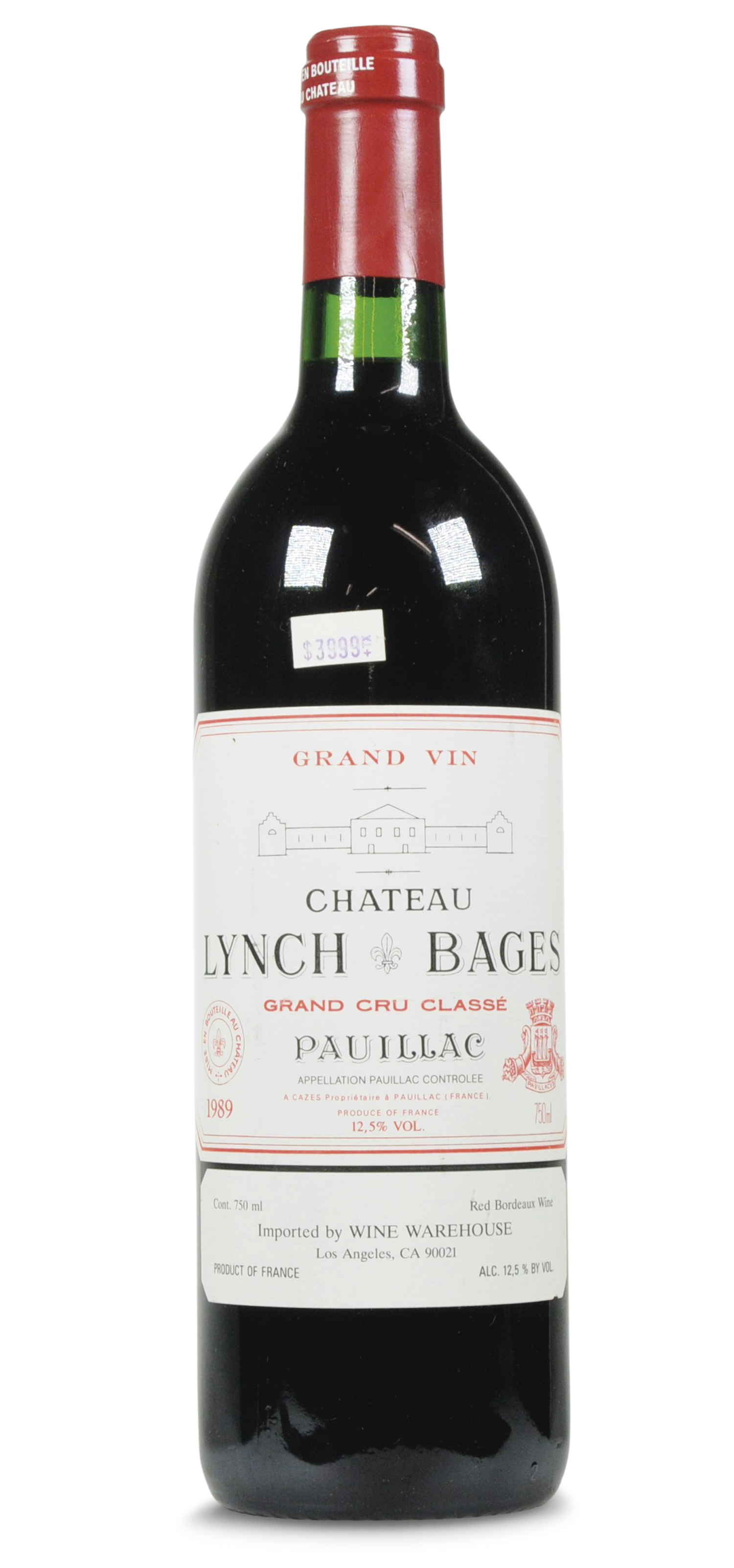 Château Lynch-Bages 1976, 1985, 1989, Pauillac, 5ème cru classé ...