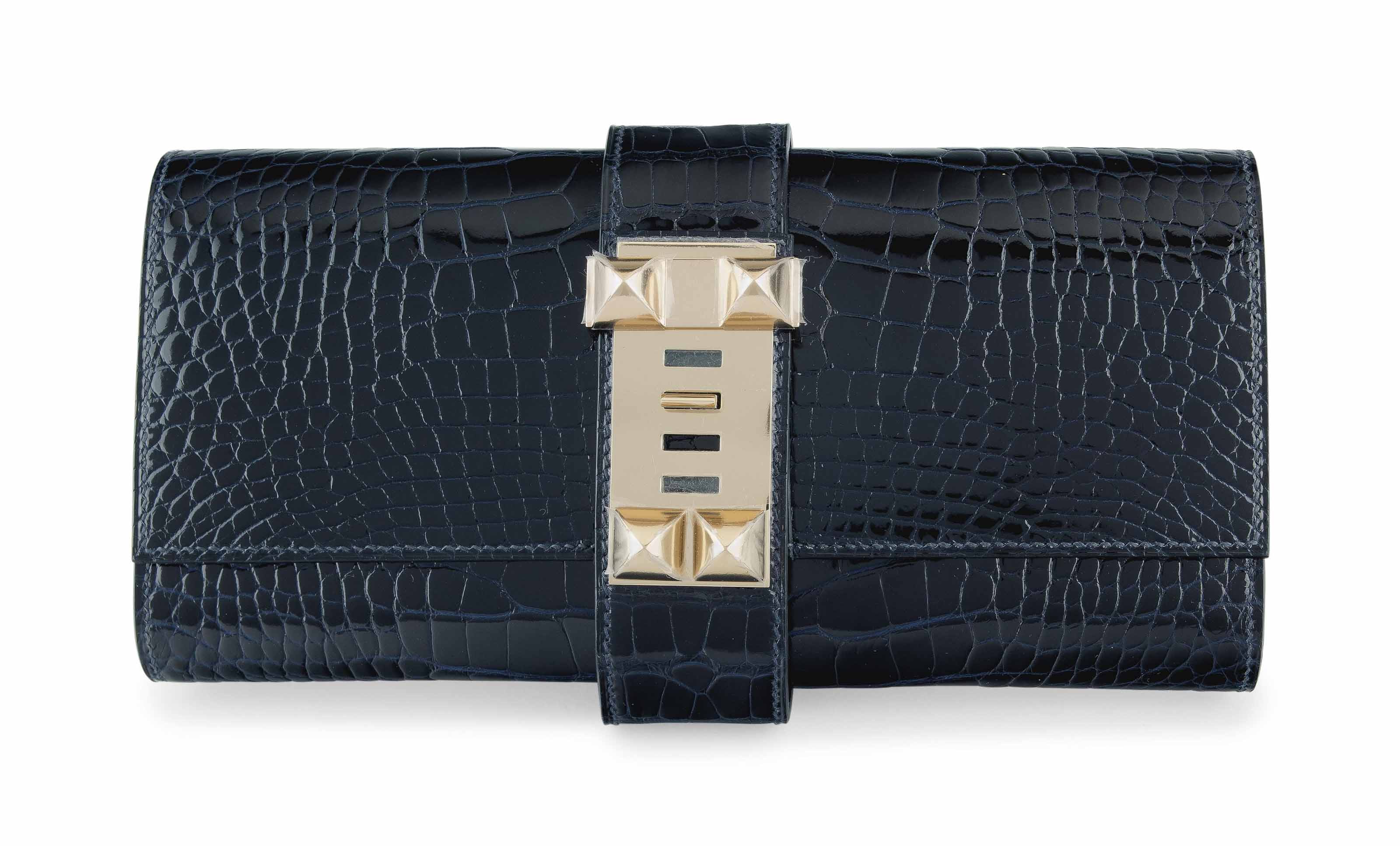Hermes alligator medor 23 clutch bag clearance