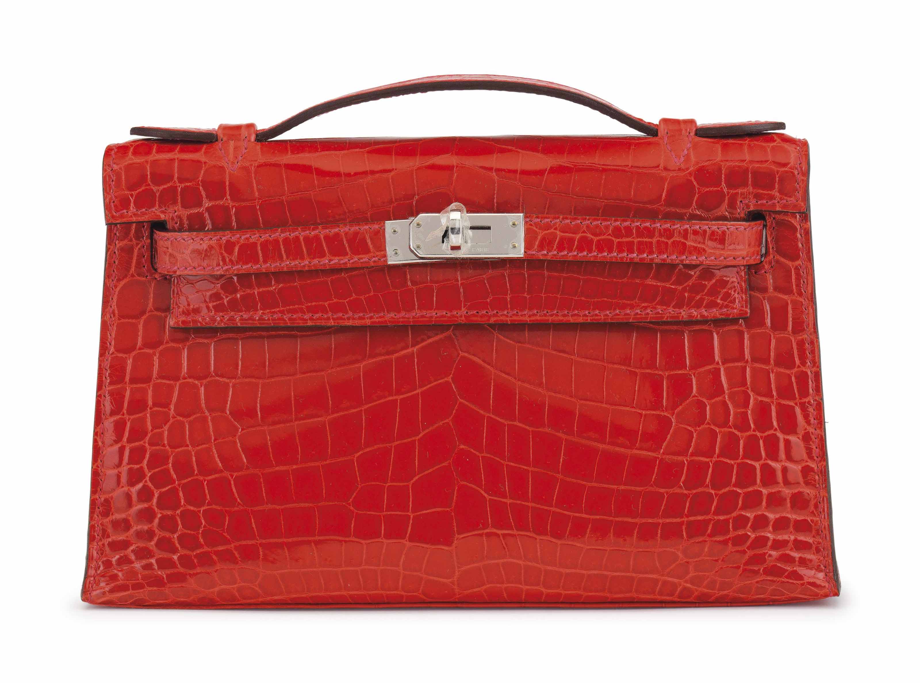 kelly pochette crocodile price