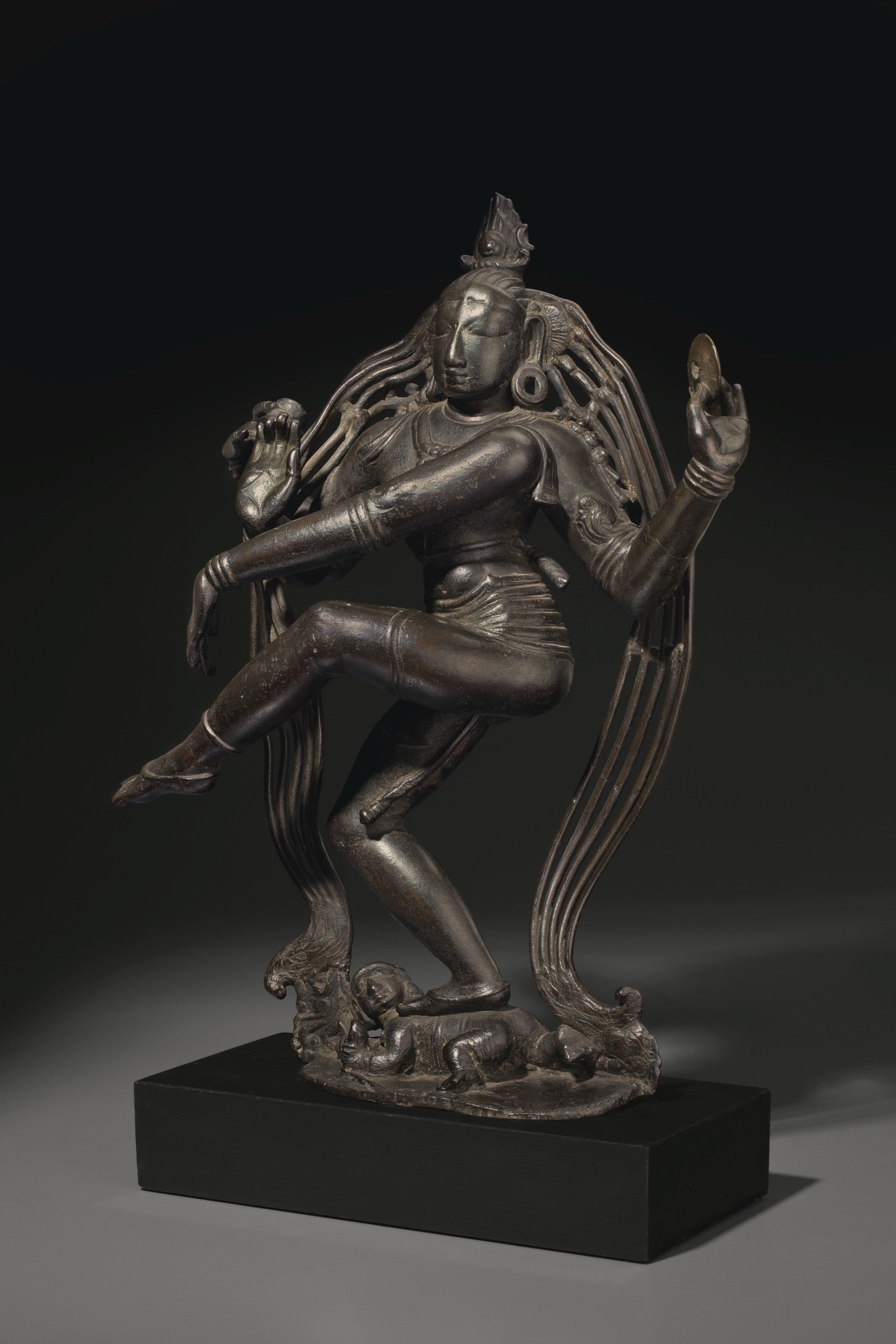 Image result for A Rare and Highly Important Bronze Figure of Shiva Gangadhara Nataraja, South India, Tamil Nadu, Chola Period, 9th Century