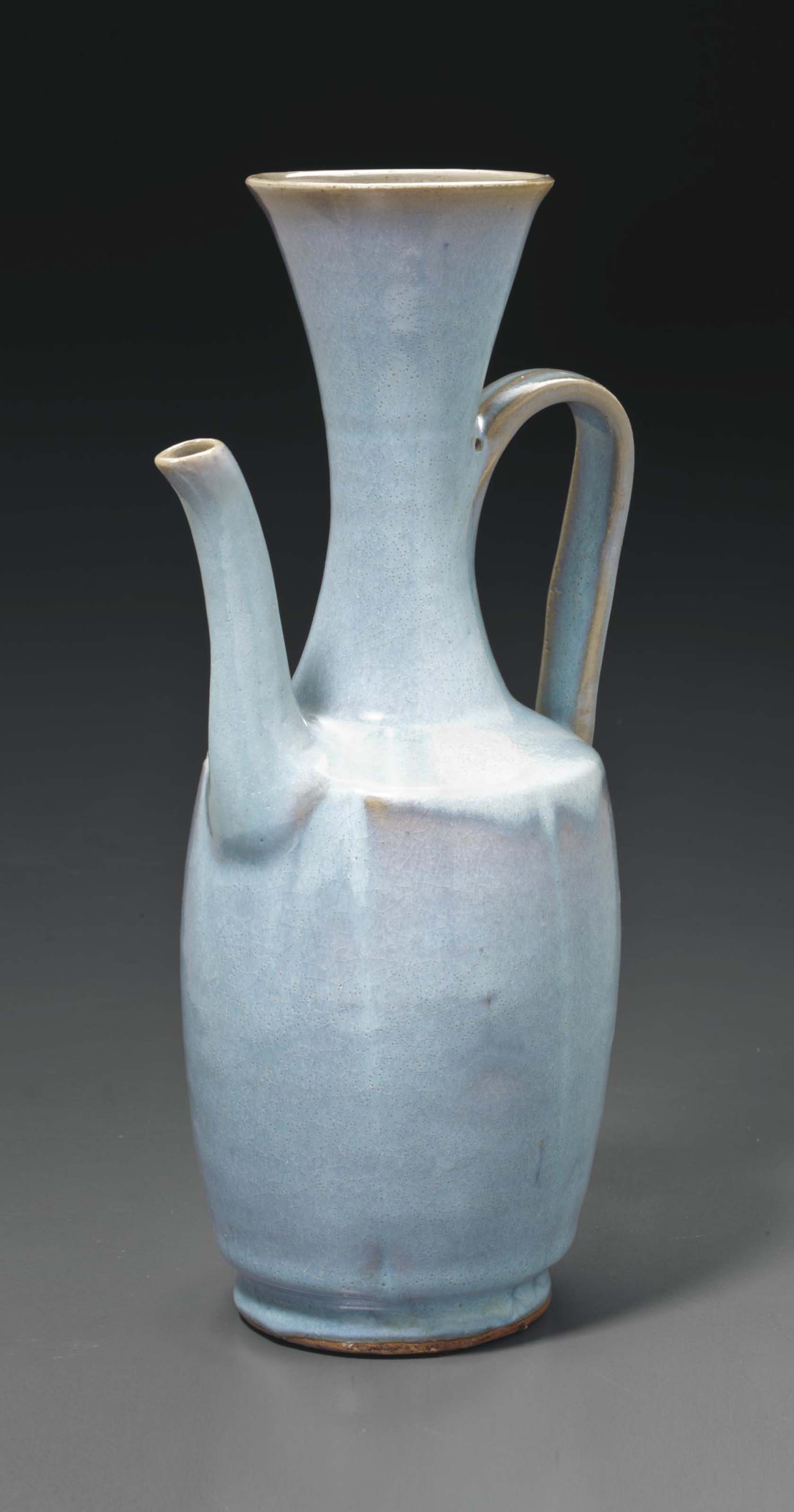 Image result for A rare Junyao ewer, China, Song-Yuan dynasty, 13th-14th century