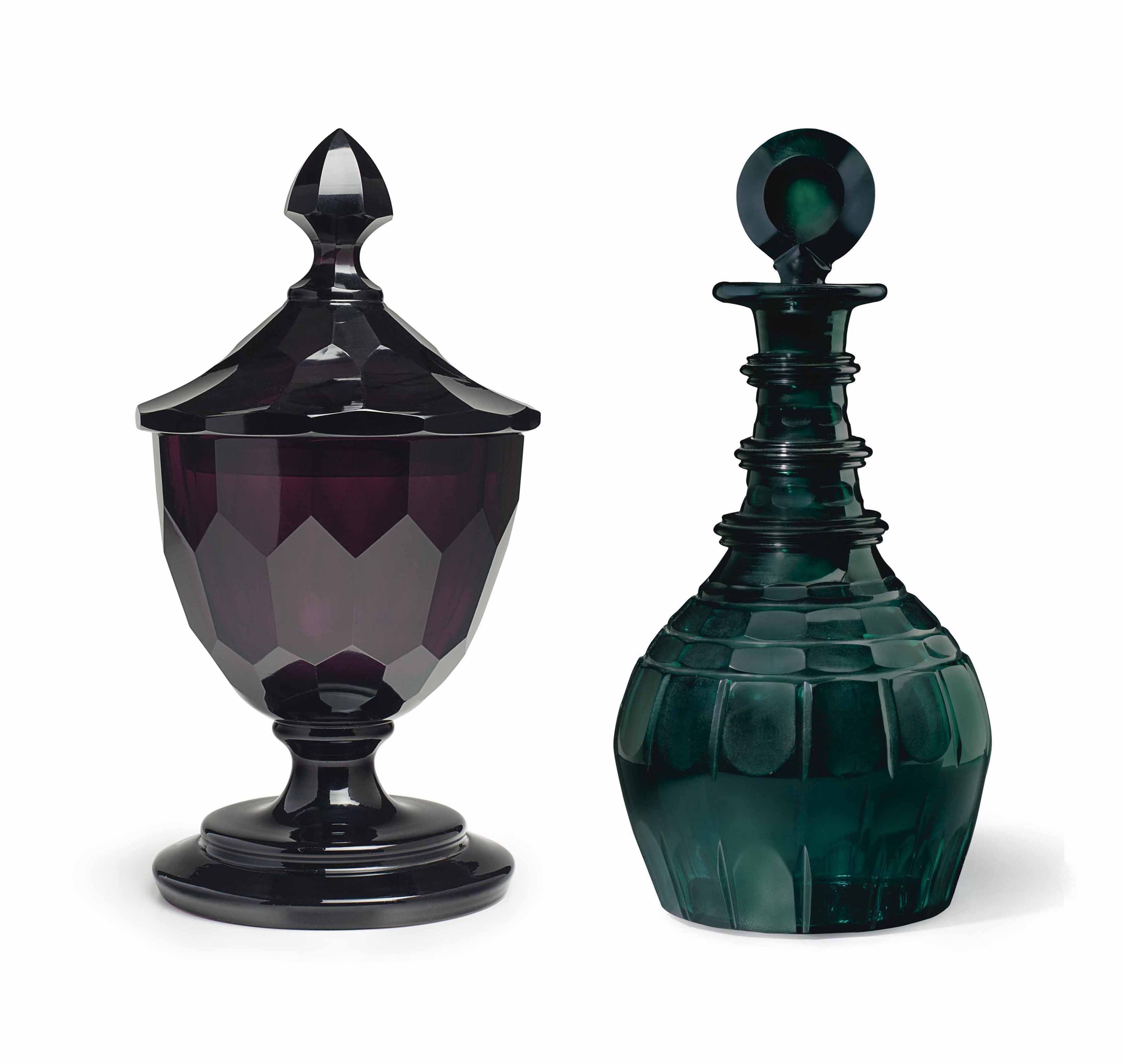 TWO ANGLOIRISH GLASS WARES , 19TH CENTURY Christie's