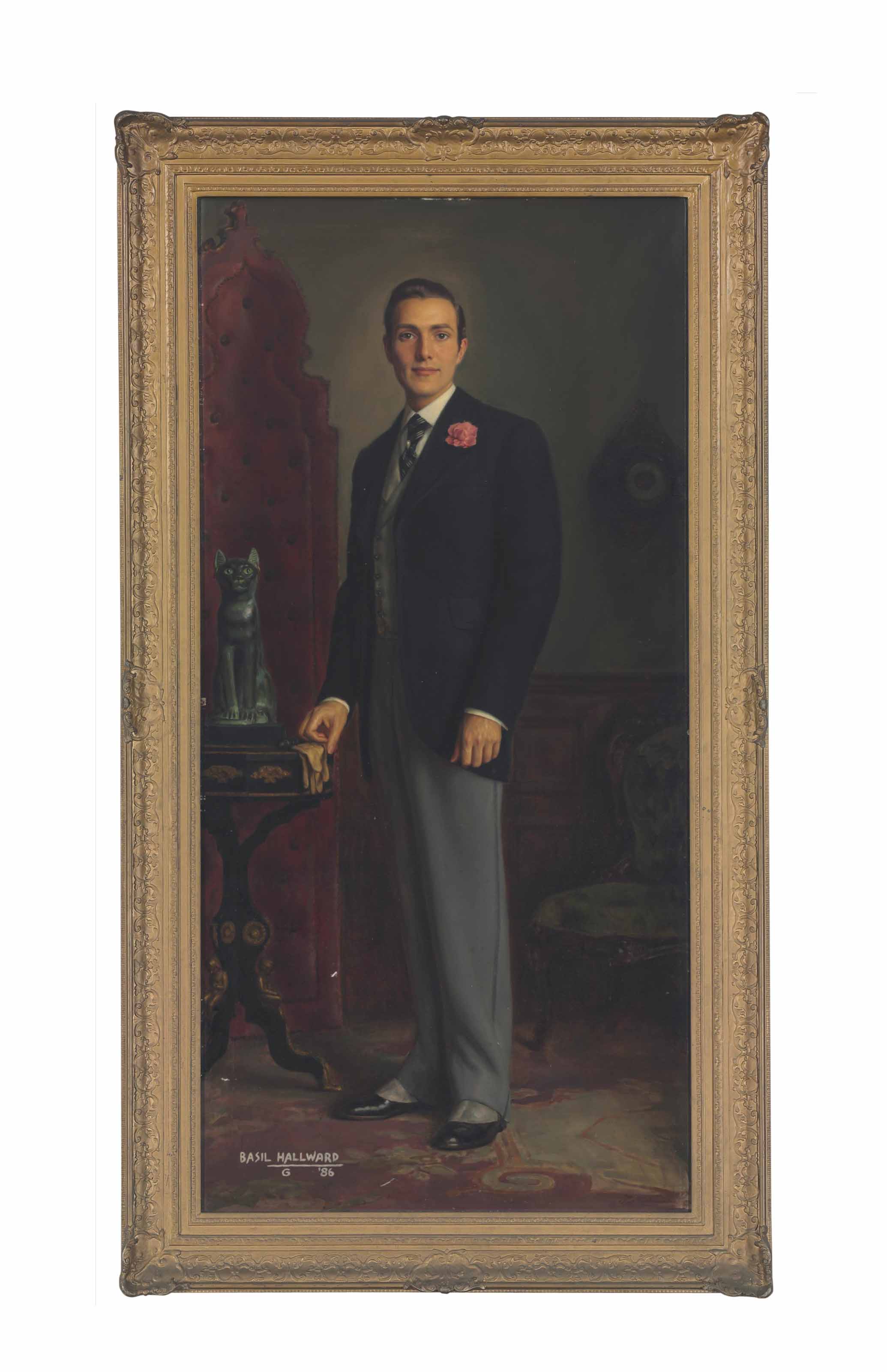 Henrique Medina 1901 1988 Portrait Of Hurd Hatfield As Dorian