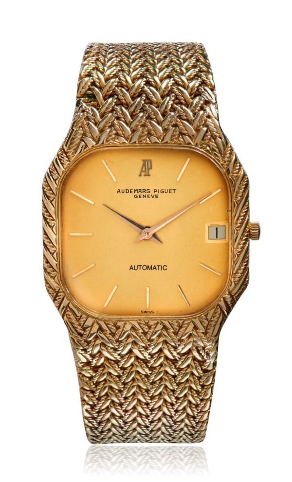 AUDEMARS PIGUET, VINTAGE LADIES INTEGRATED WOVEN BRACELET WATCH