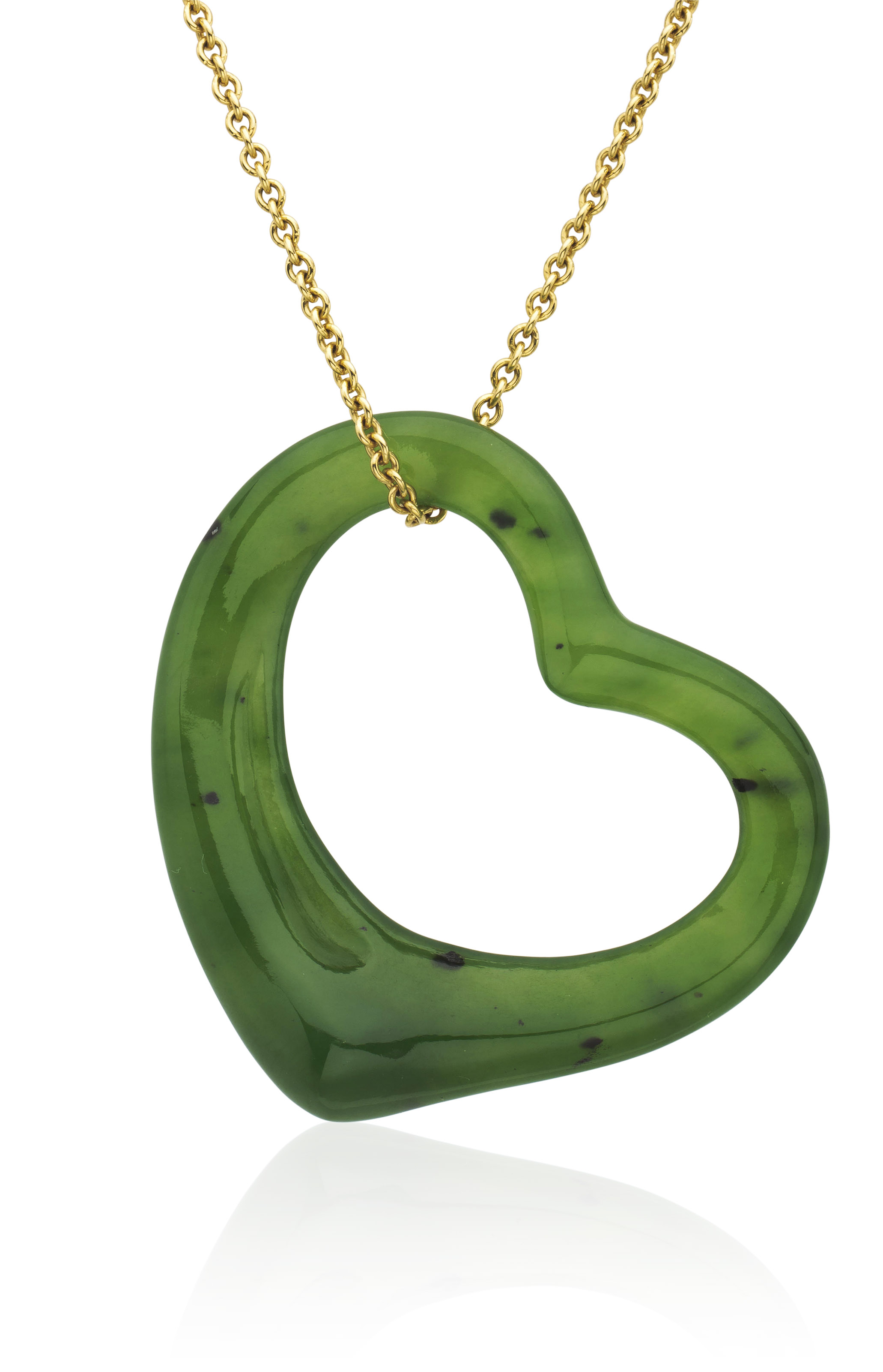 Tiffany jade heart necklace new arrivals