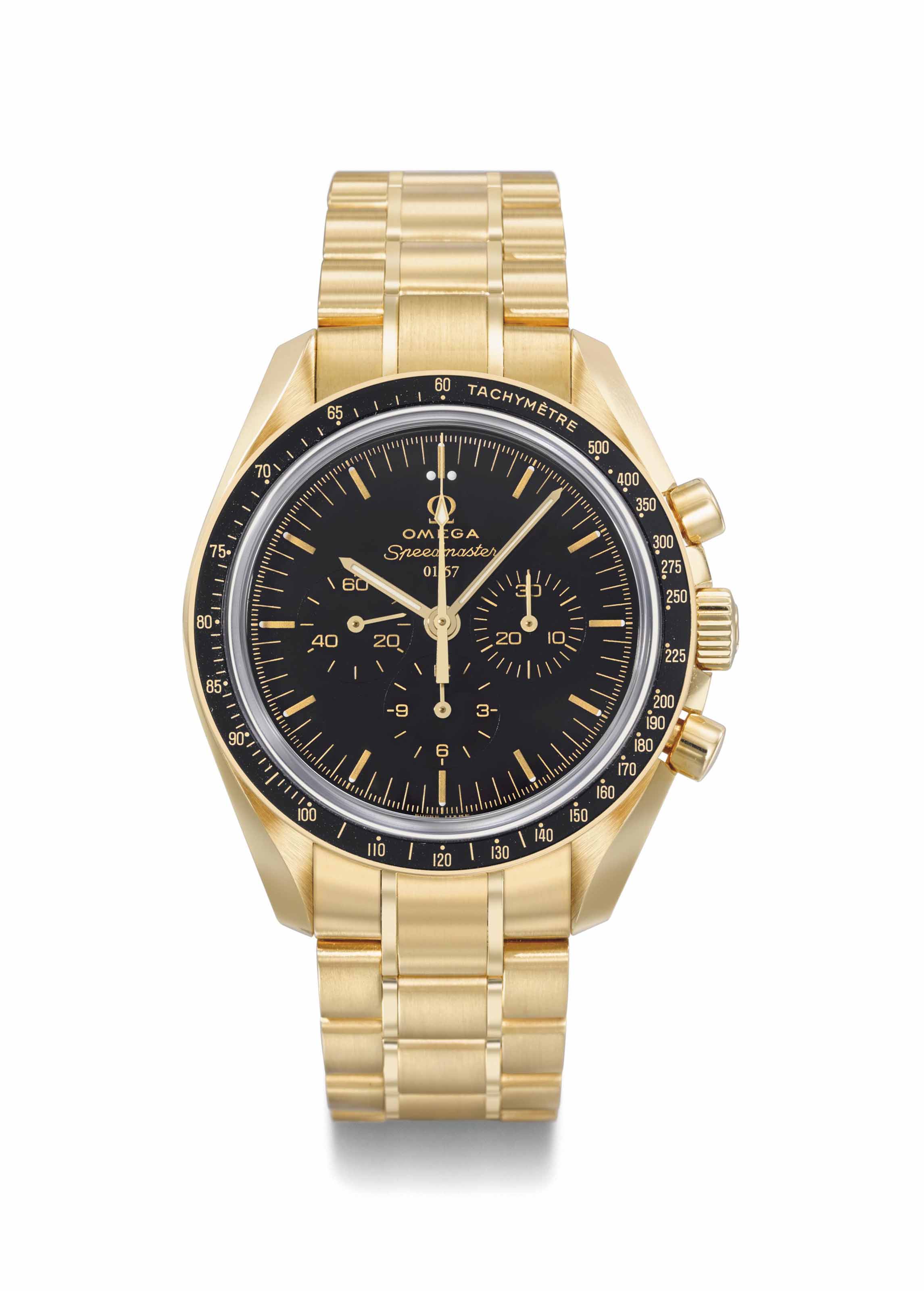 omega speedmaster gold 50th anniversary