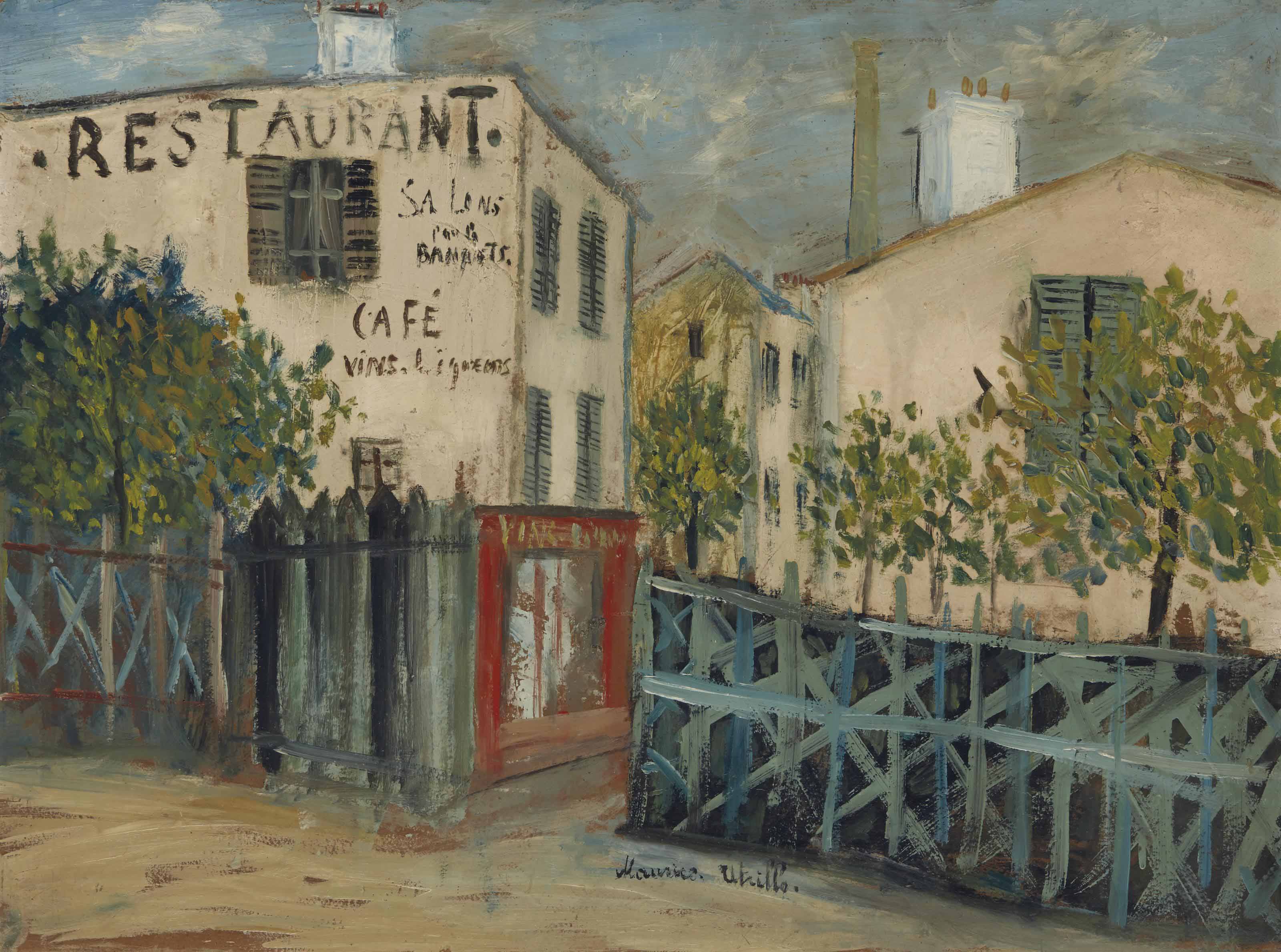 Maurice Utrillo、LANNOIS(SEINE ET OISE) Maurice Utrillo | Sannois (Seine-et-Oise) (1934 - 1935
