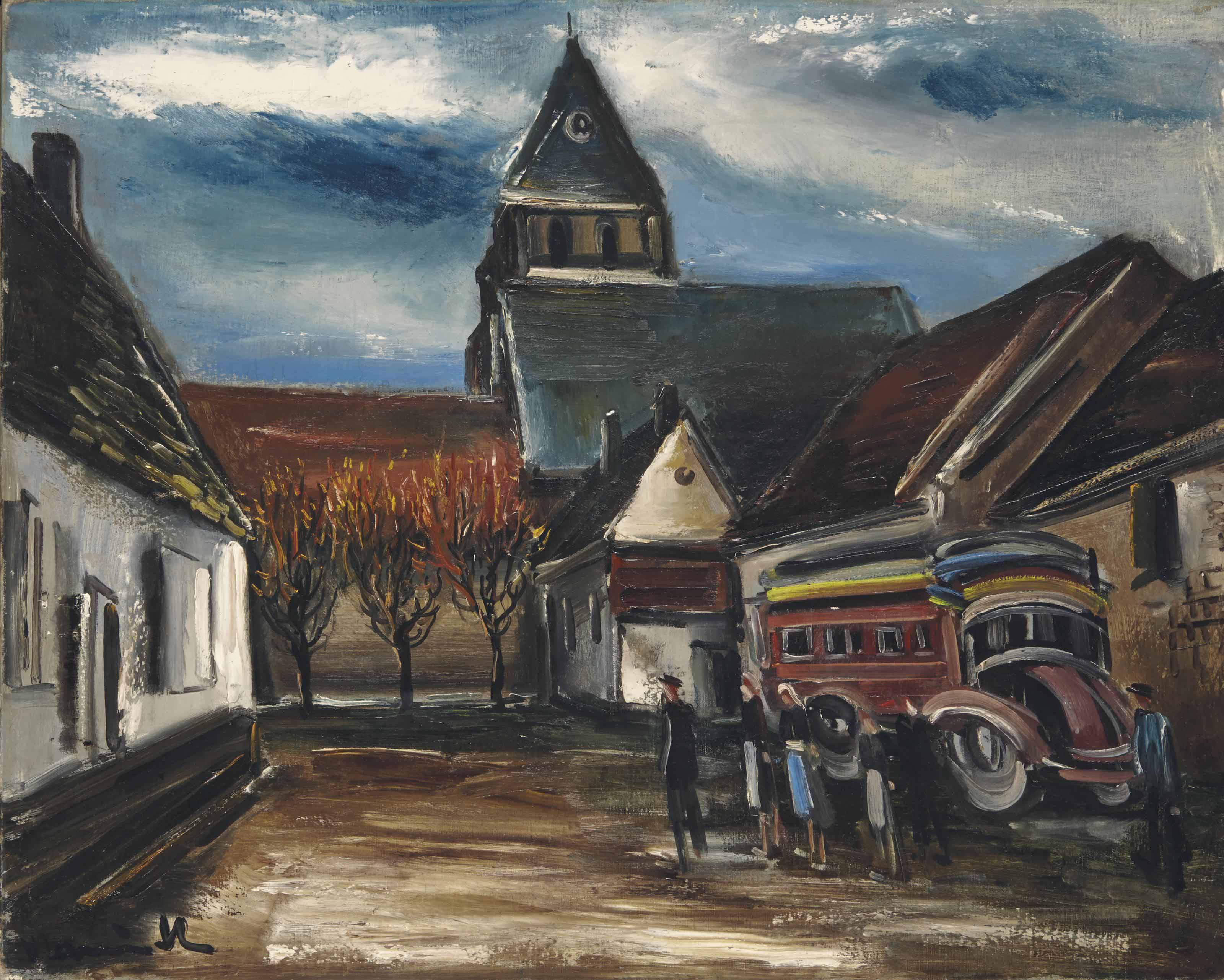 Maurice Utrillo (1883-1955), L'église de Saint-Jean-aux-Bois
