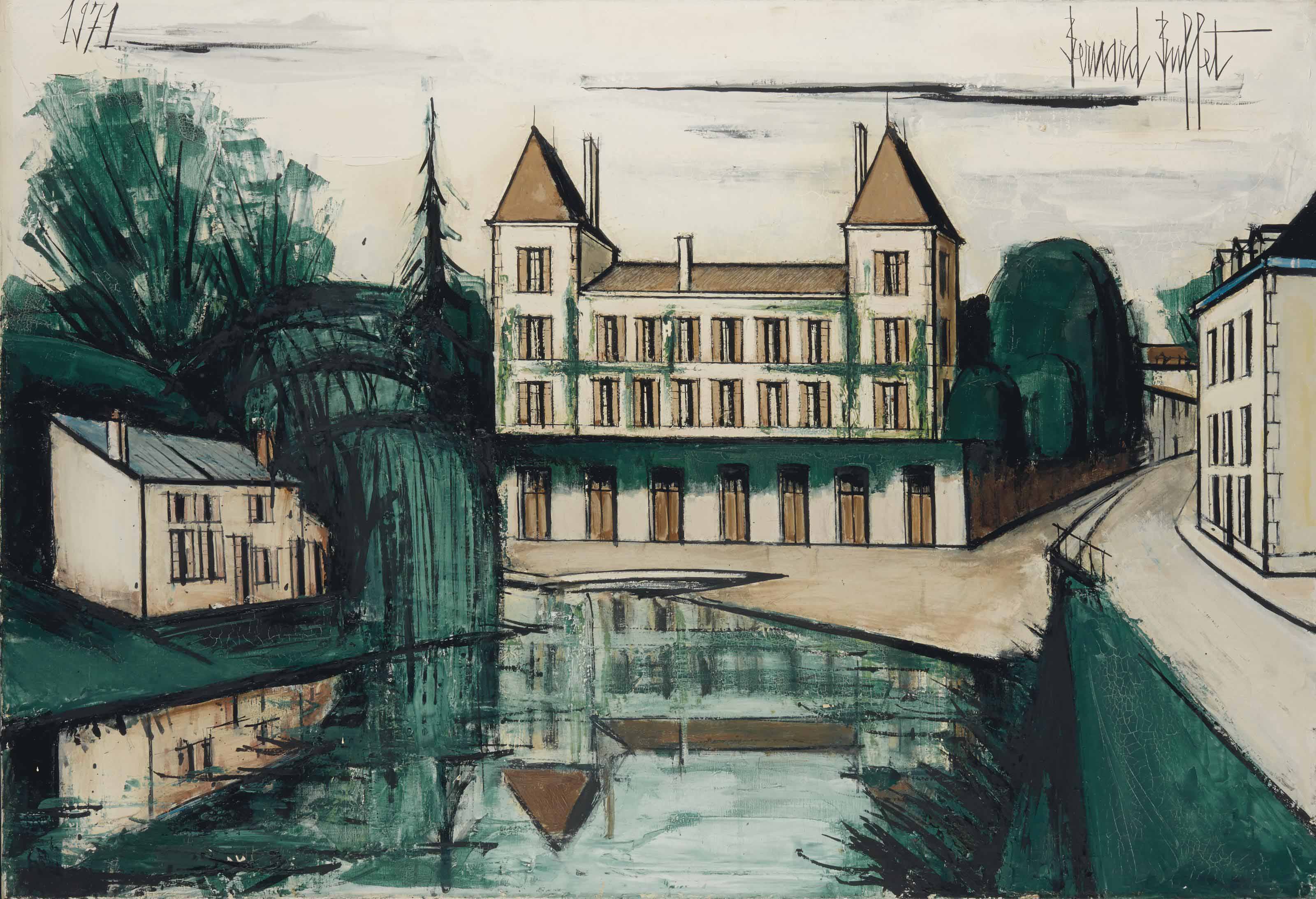 Maurice Utrillo (1883-1955), L'église de Saint-Jean-aux-Bois (Oise
