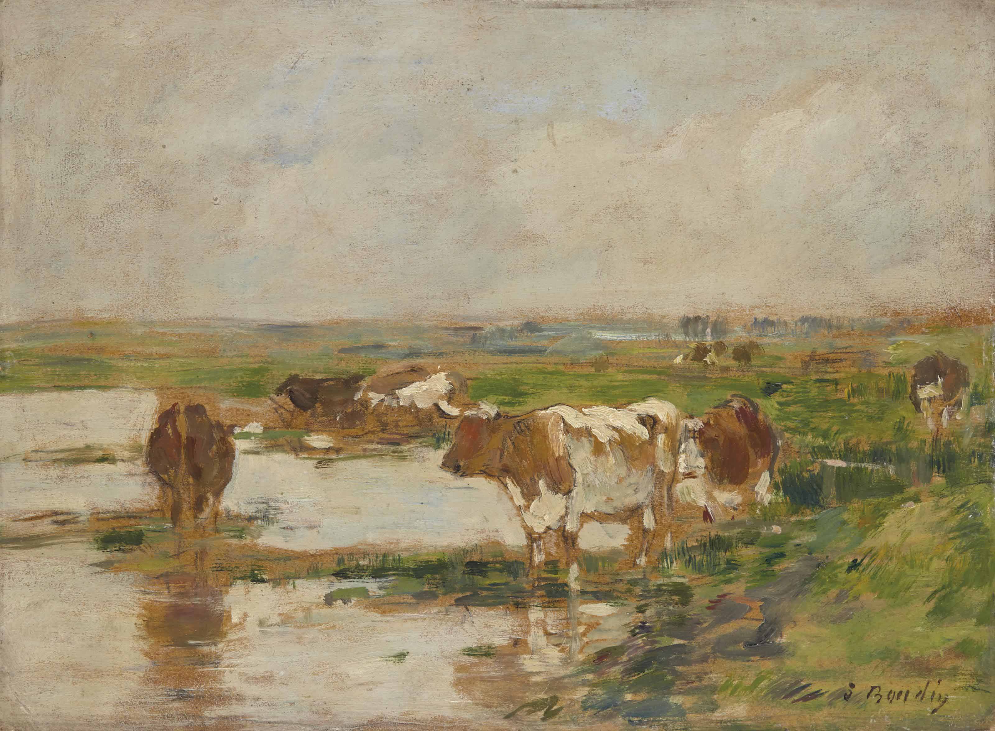 EUGENE BOUDIN、Paturage Eugène Boudin, 