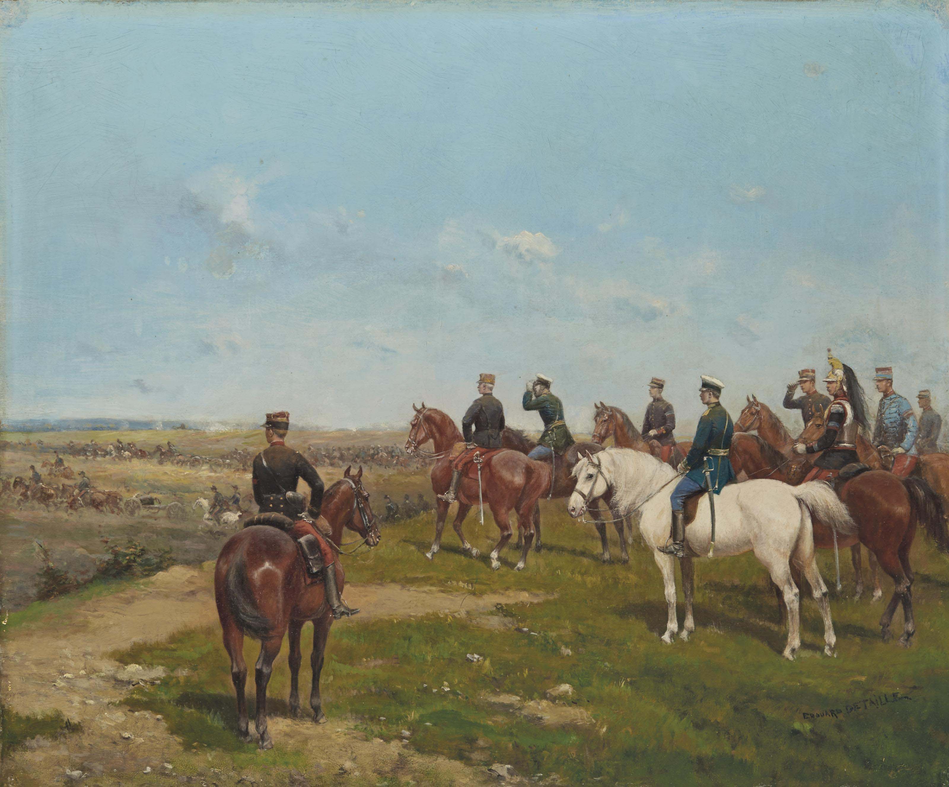 JEANBAPTISTE CHARLES EDOUARD DETAILLE (PARIS 18481912) auctions