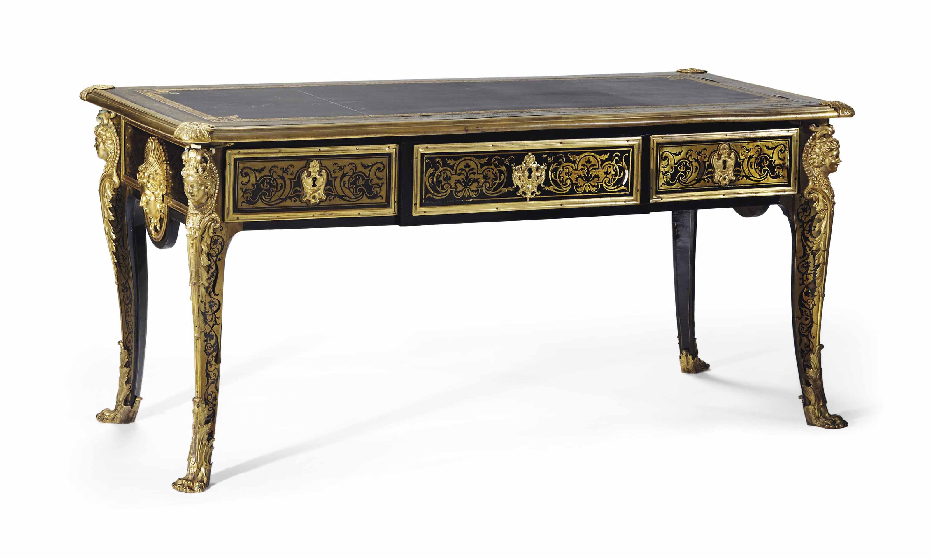 Bureau Plat D Epoque Louis Xiv