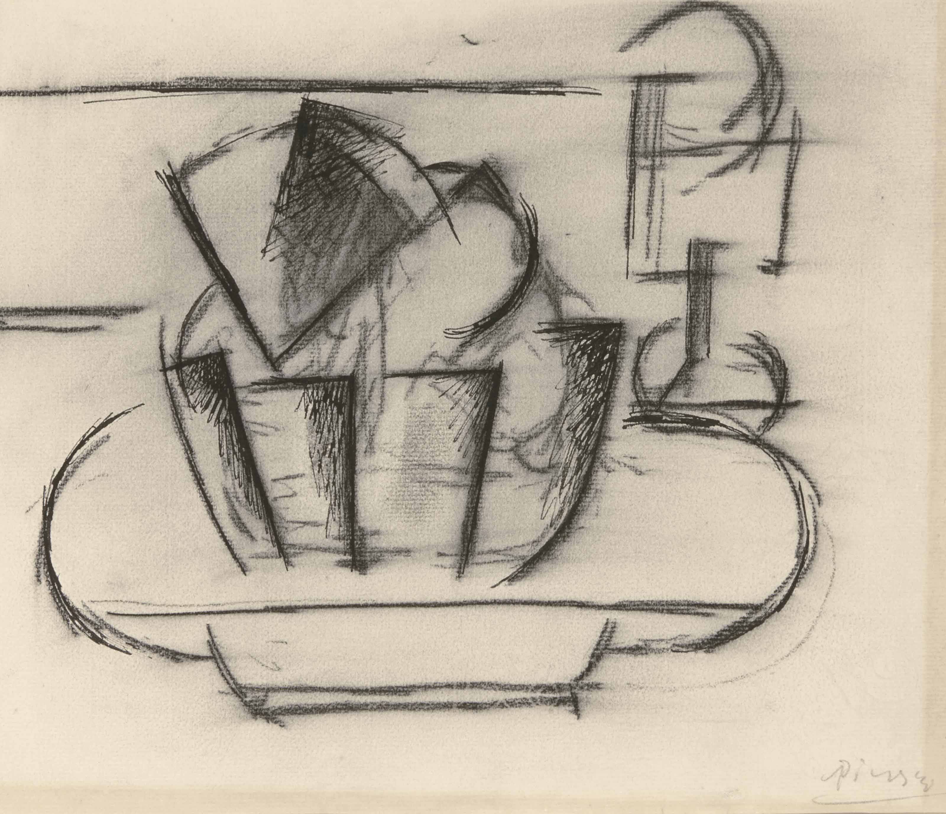 Pablo Picasso 1881 1973 Brioche Et Verre Early 20th