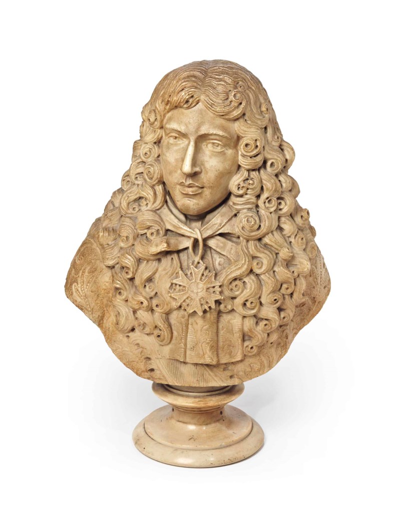 Buste Louis XVII Le Dauphin H:42cm Sculpture Versailles Royauté Deseine Déco Art