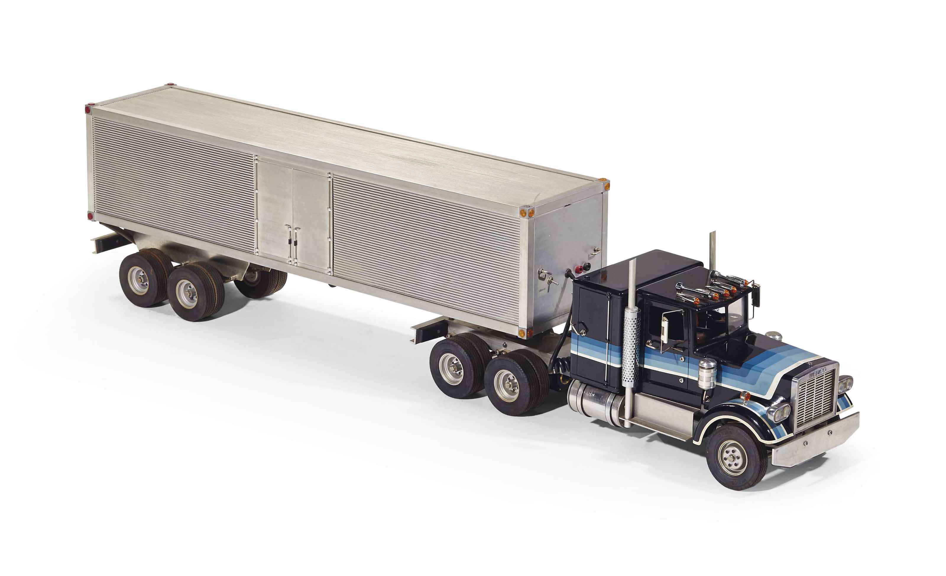 Maquette De Camion Americain Pour Un Film Publicitaire