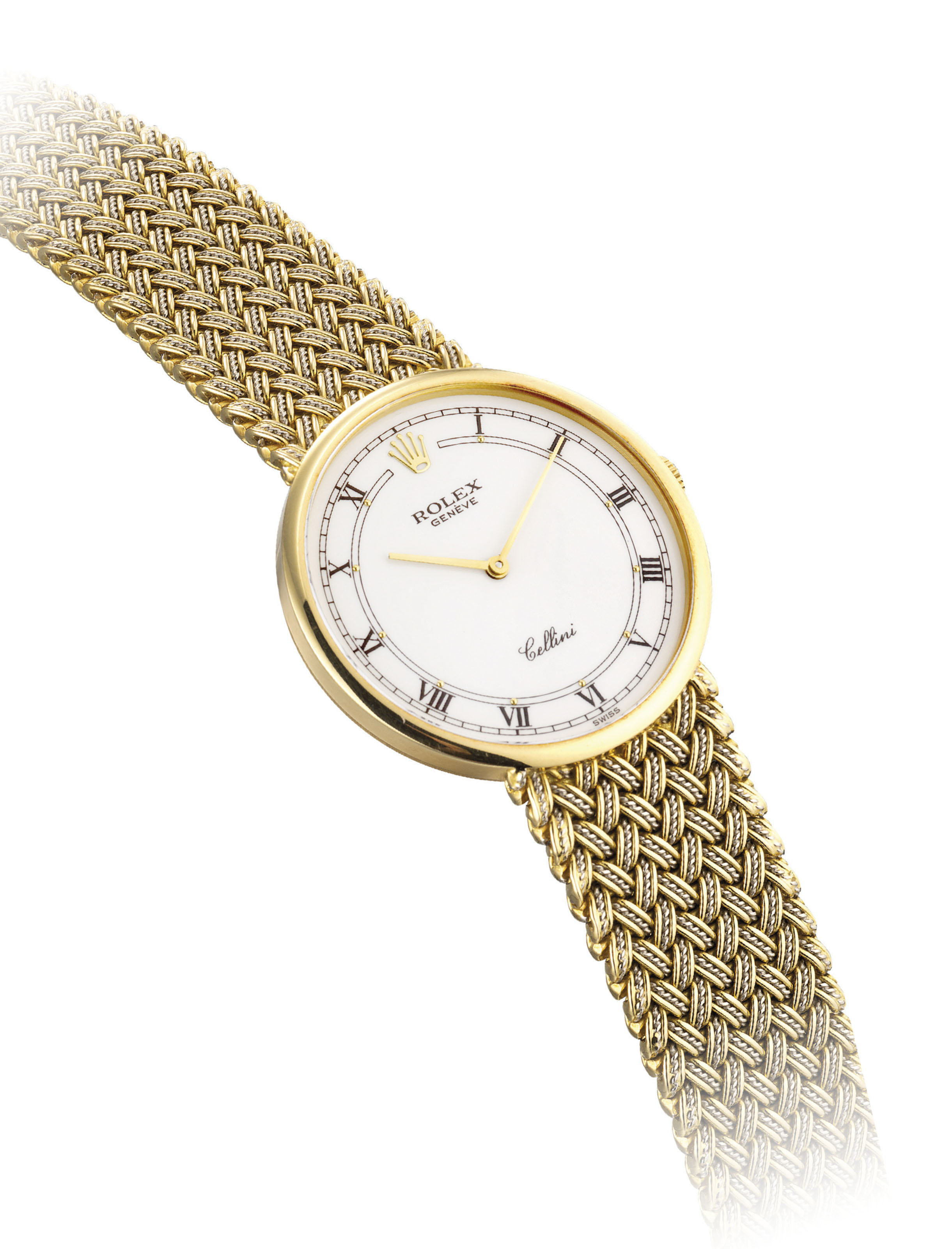 rolex cellini gold bracelet