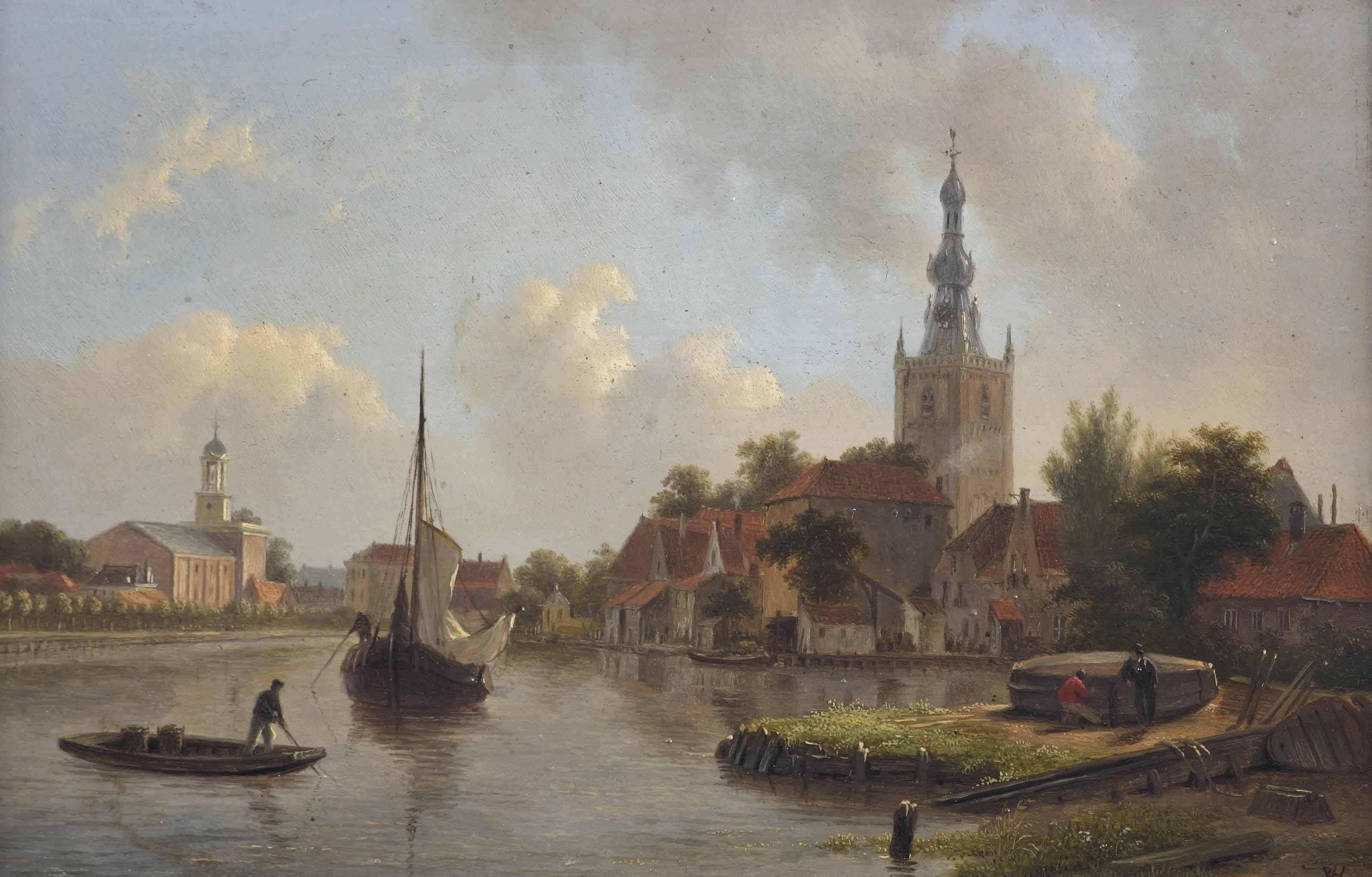 Bartholomeus Johannes Van Hove The Hague 1790 1880 Overschie