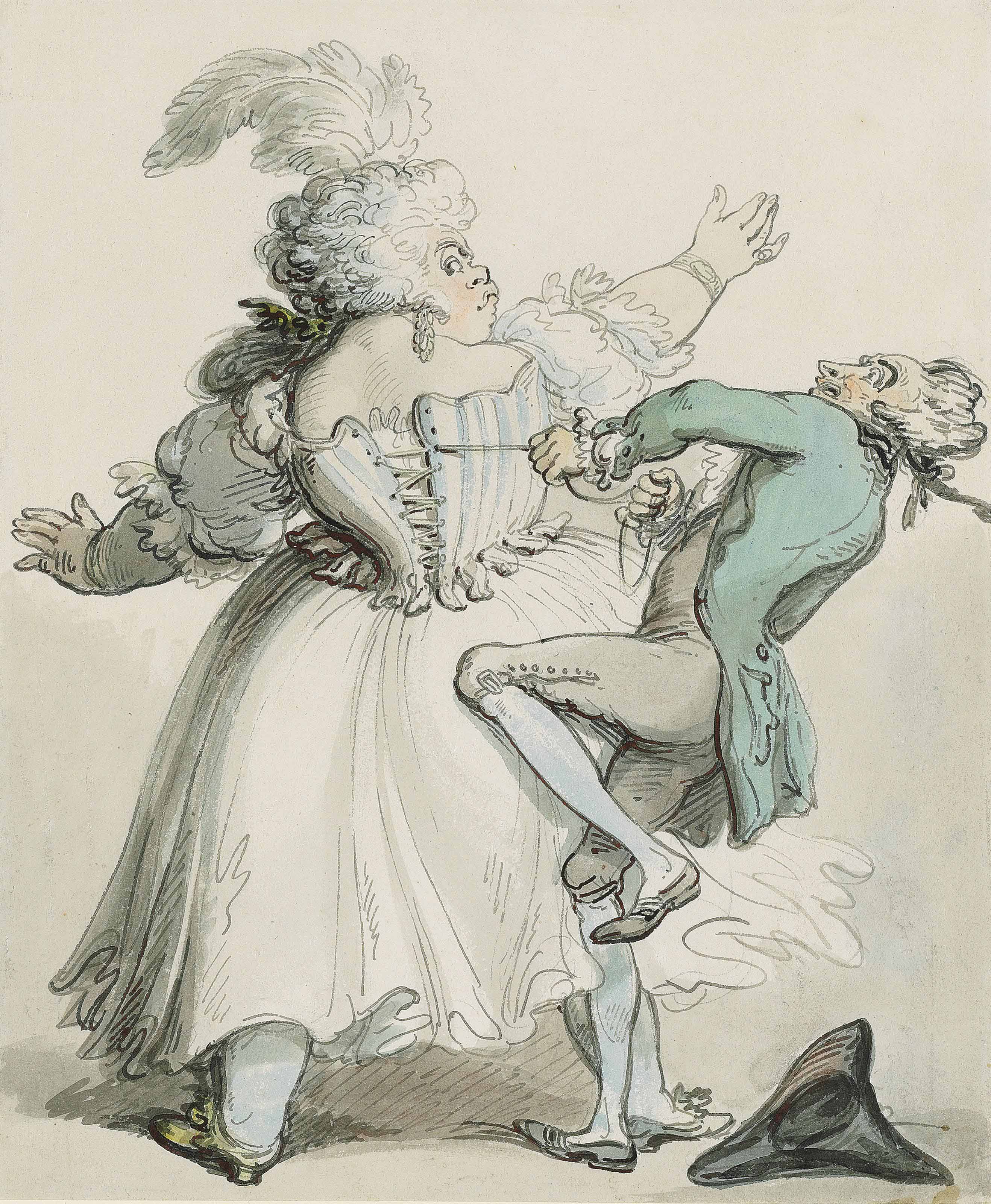 Thomas Rowlandson (London 17561827) , Tight Lacing Christie's