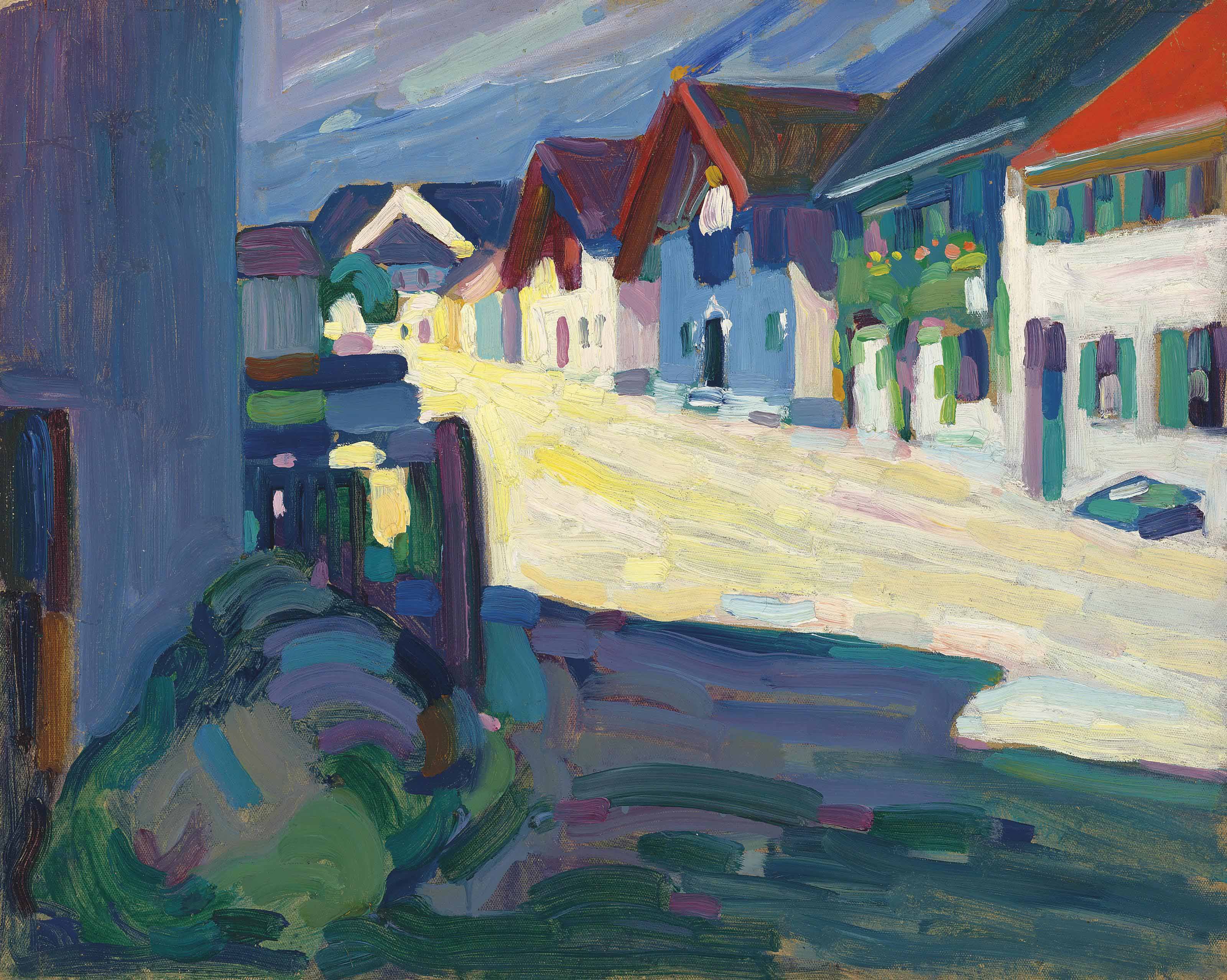Кандинский улица в Мурнау 1908