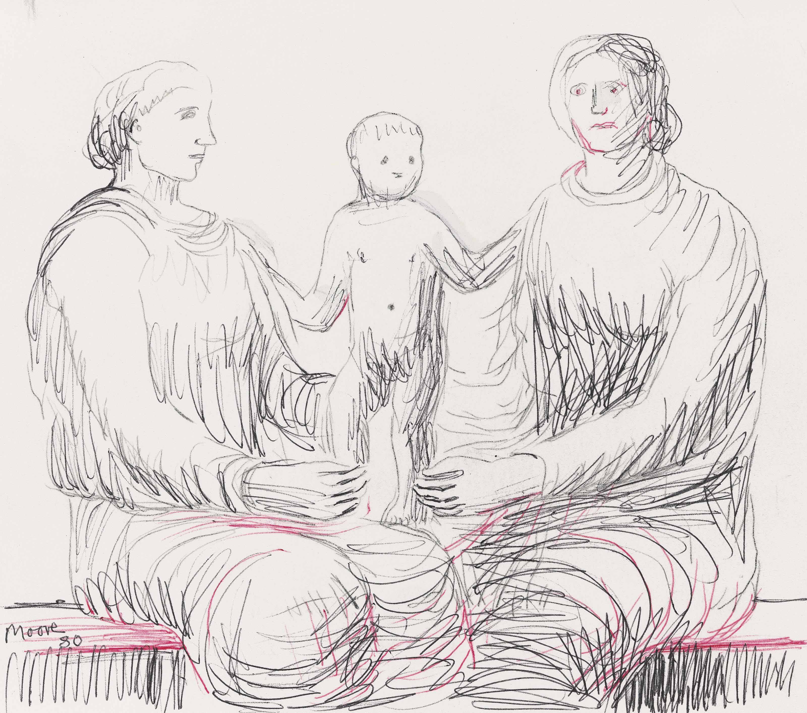 Two Women and a Child