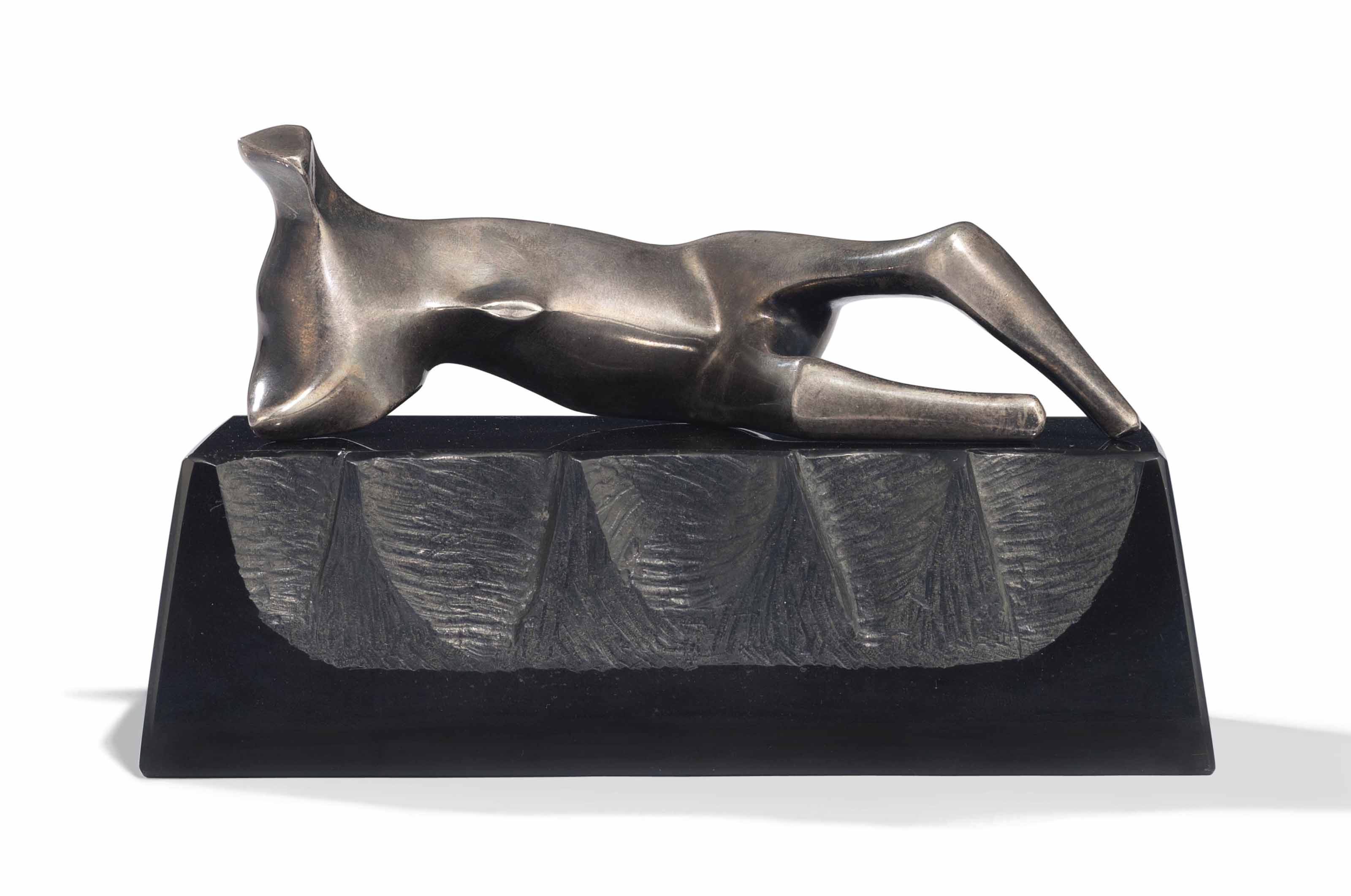 Reclining figure: Wedge base