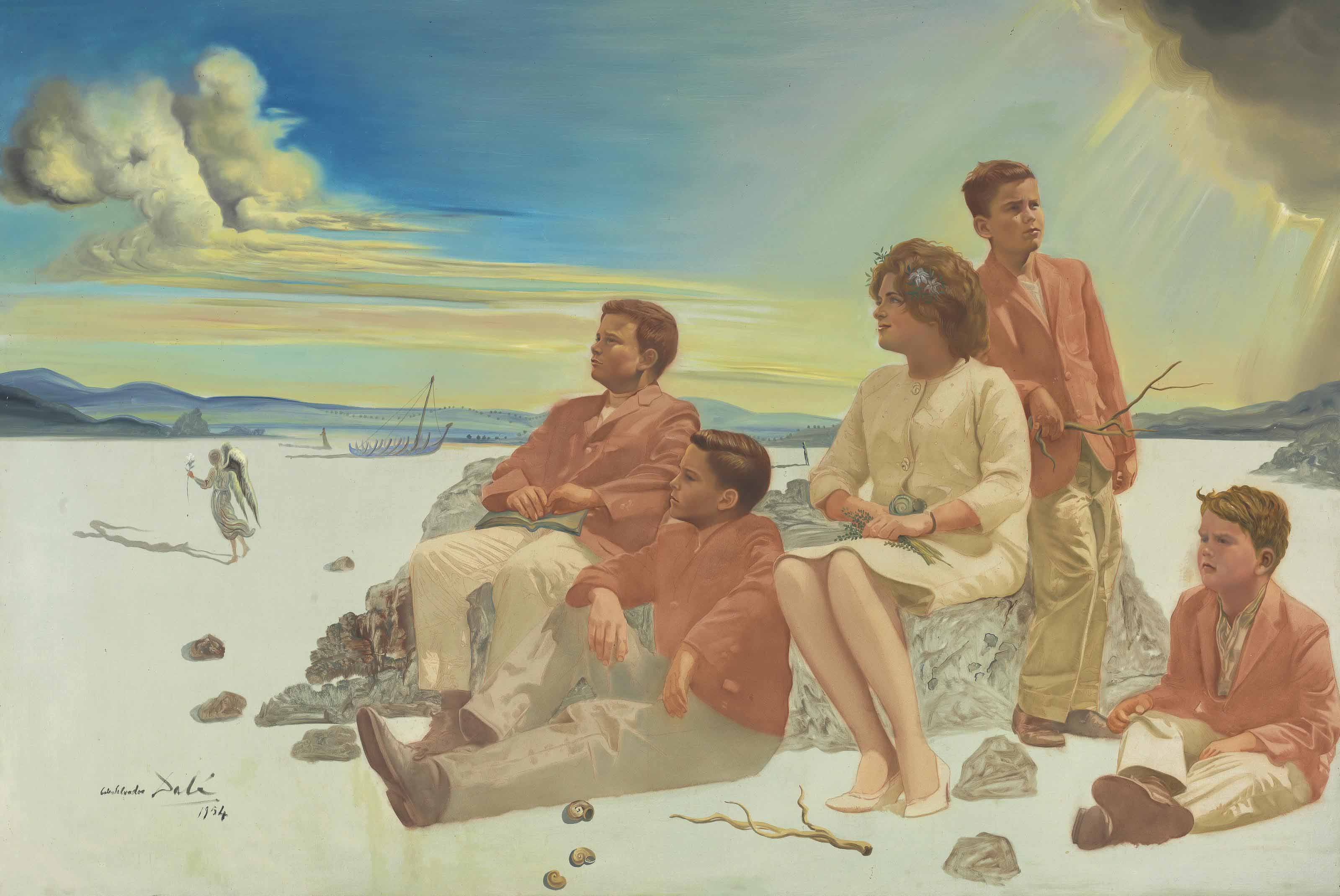 Salvador Dali 1904 1989 Portrait Of The Briggs Family