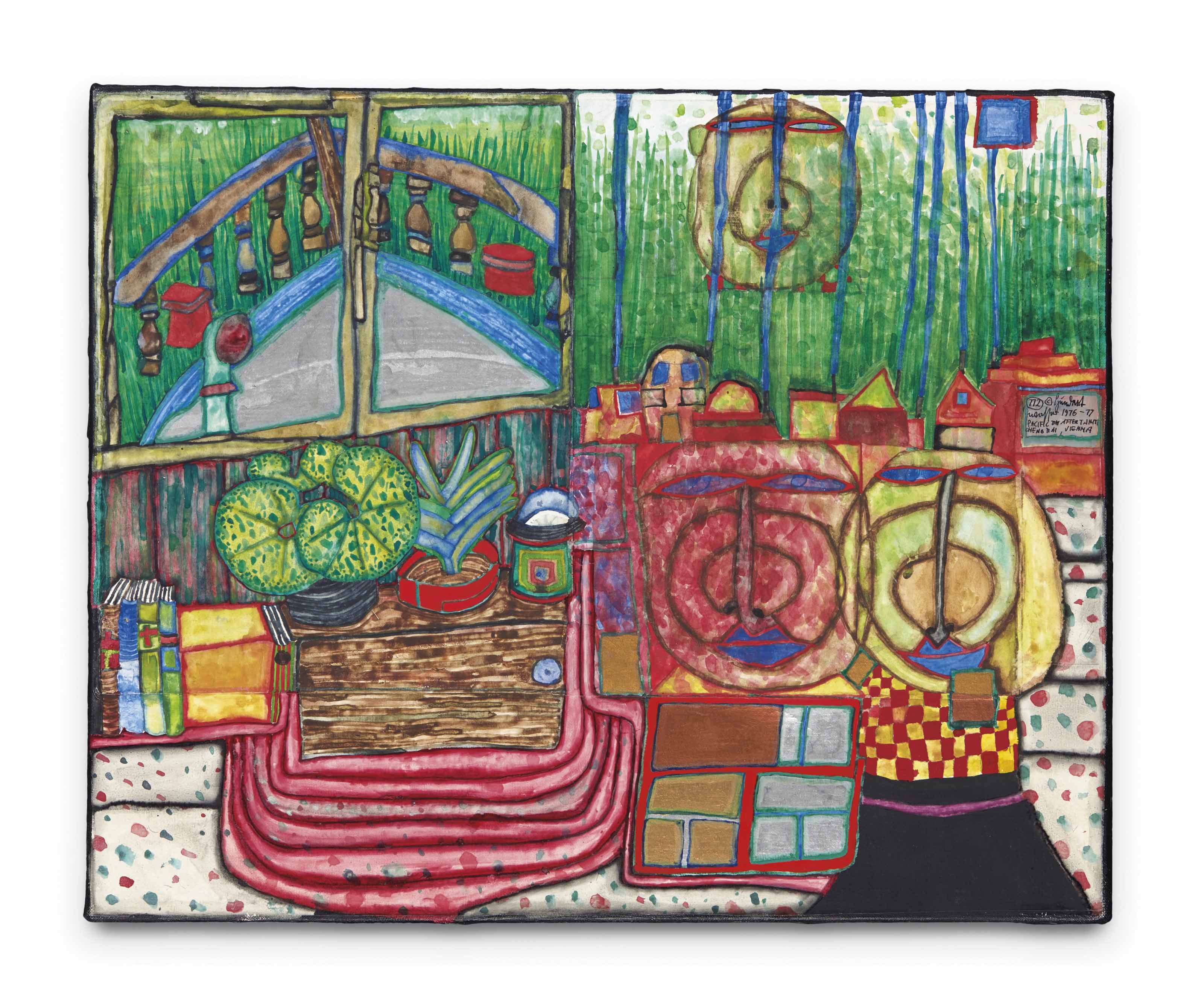 Friedensreich Stowasser Hundertwasser 1928 2000 Regentag In