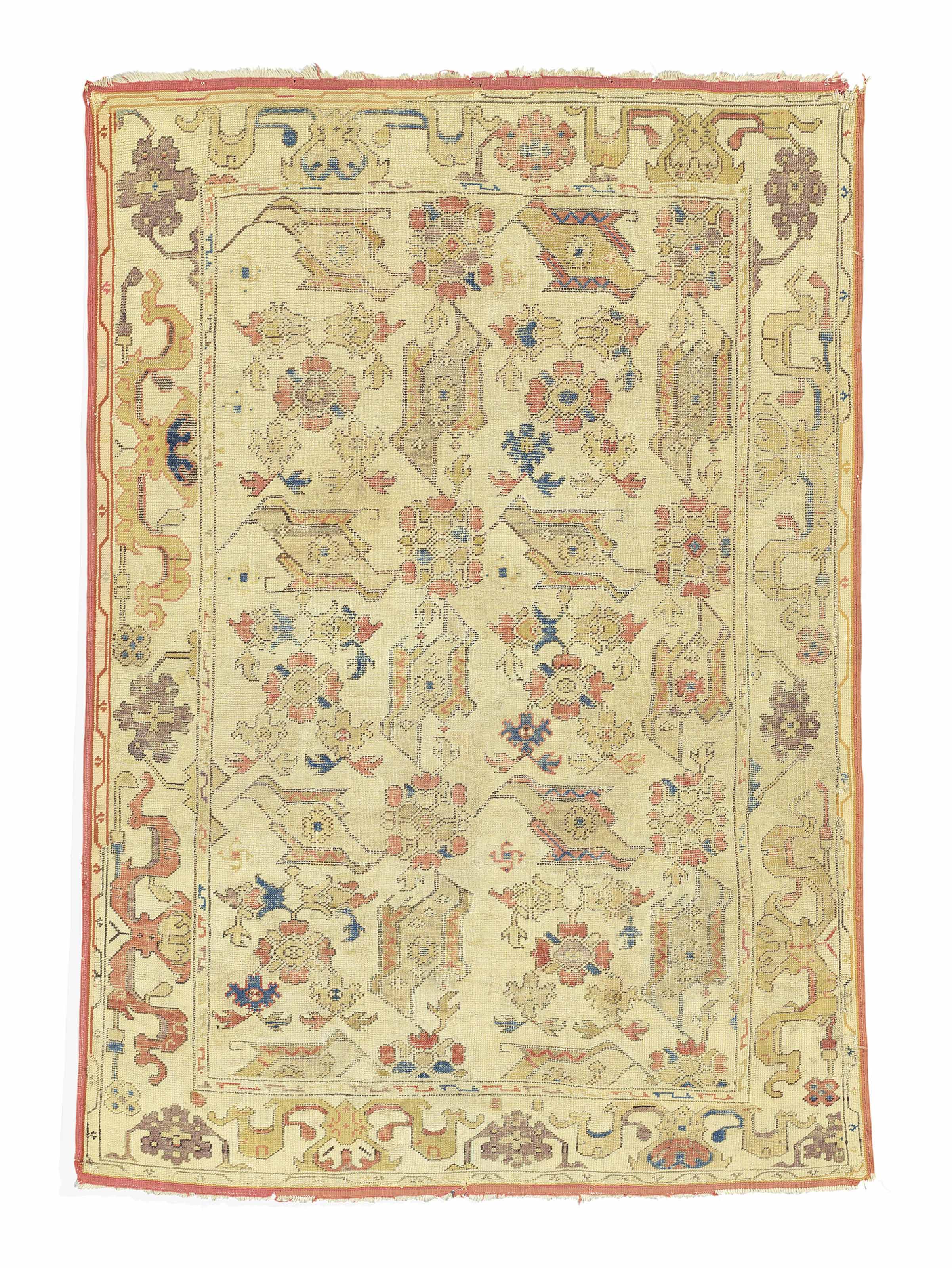 a bird ushak rug selendi or west