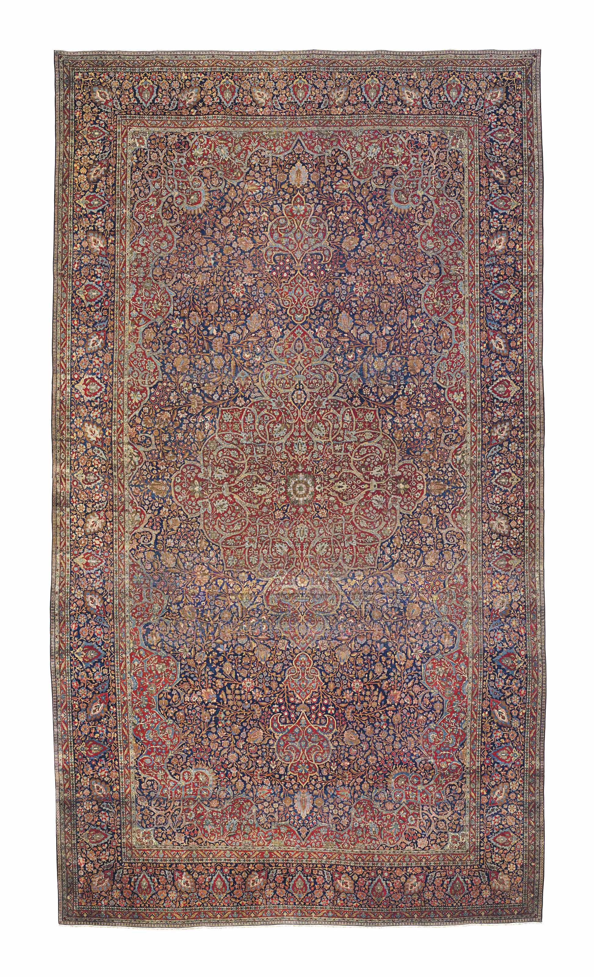 A KASHAN 'MOHTASHAM' CARPET