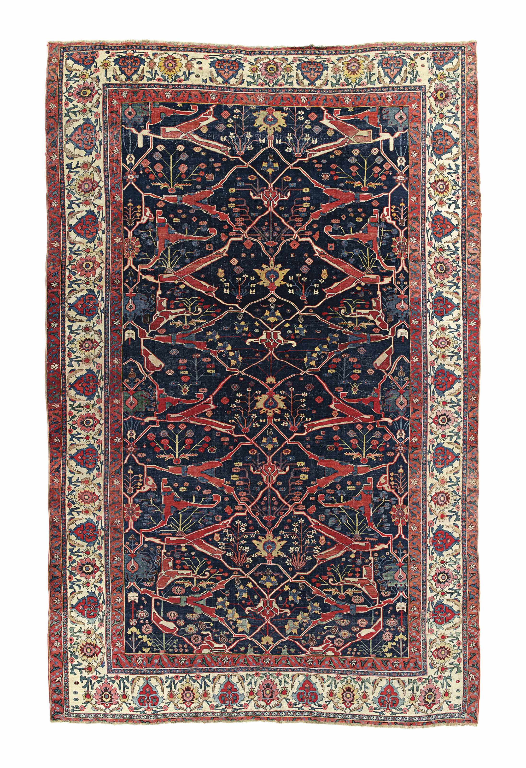A BIJAR CARPET , WEST PERSIA, LATE 19TH CENTURY | Christie's