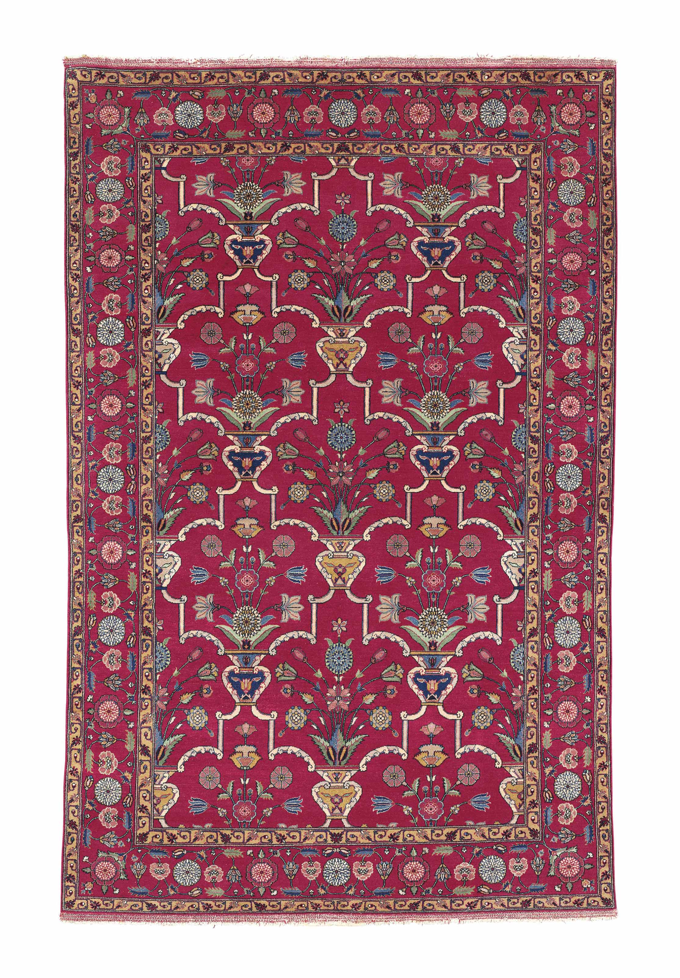 A PASHMINA INDIAN RUG , PROBABLY KASHMIR, NORTH INDIA, EARLY 20TH CENTURY Christie's