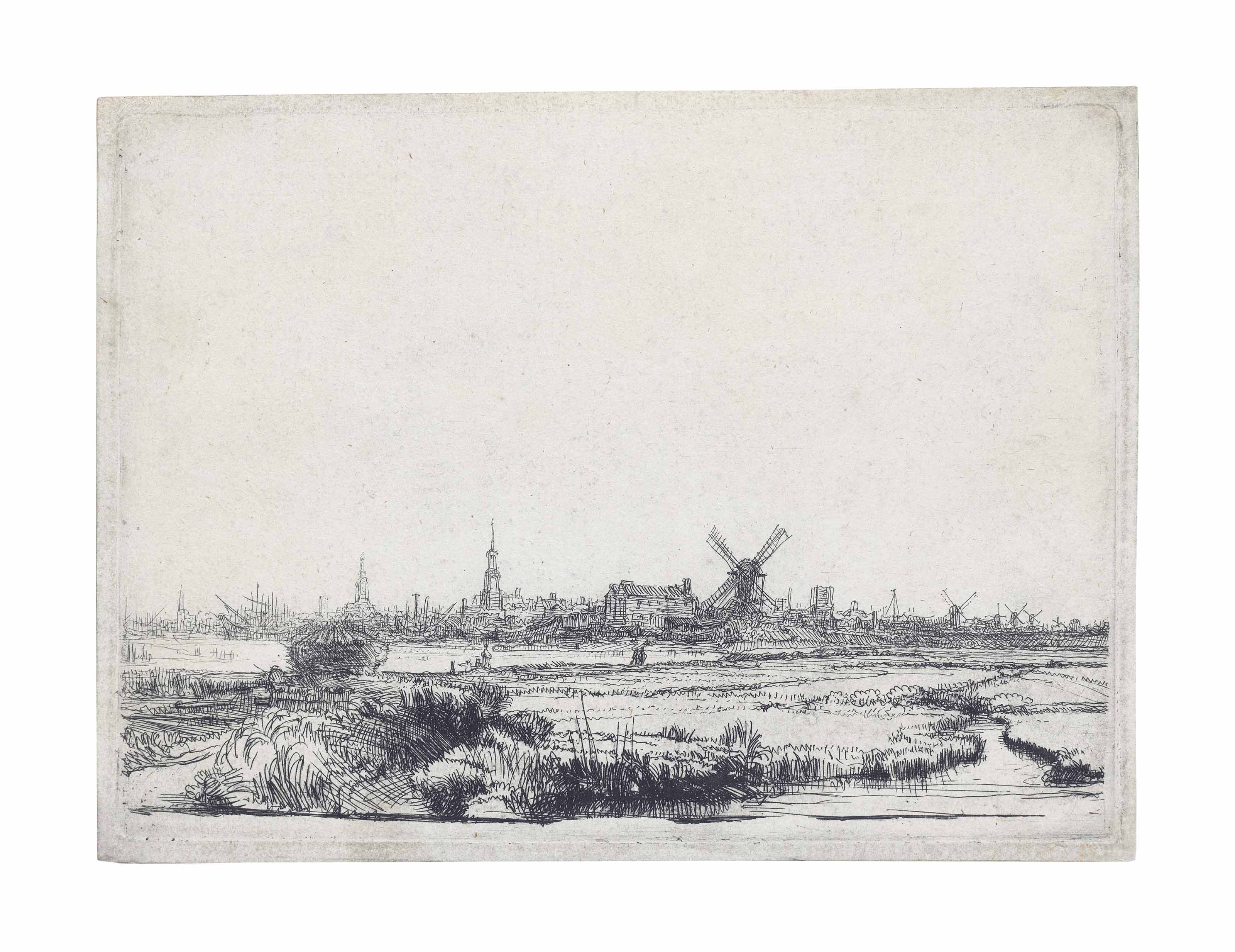 View of Amsterdam from the Kadjik