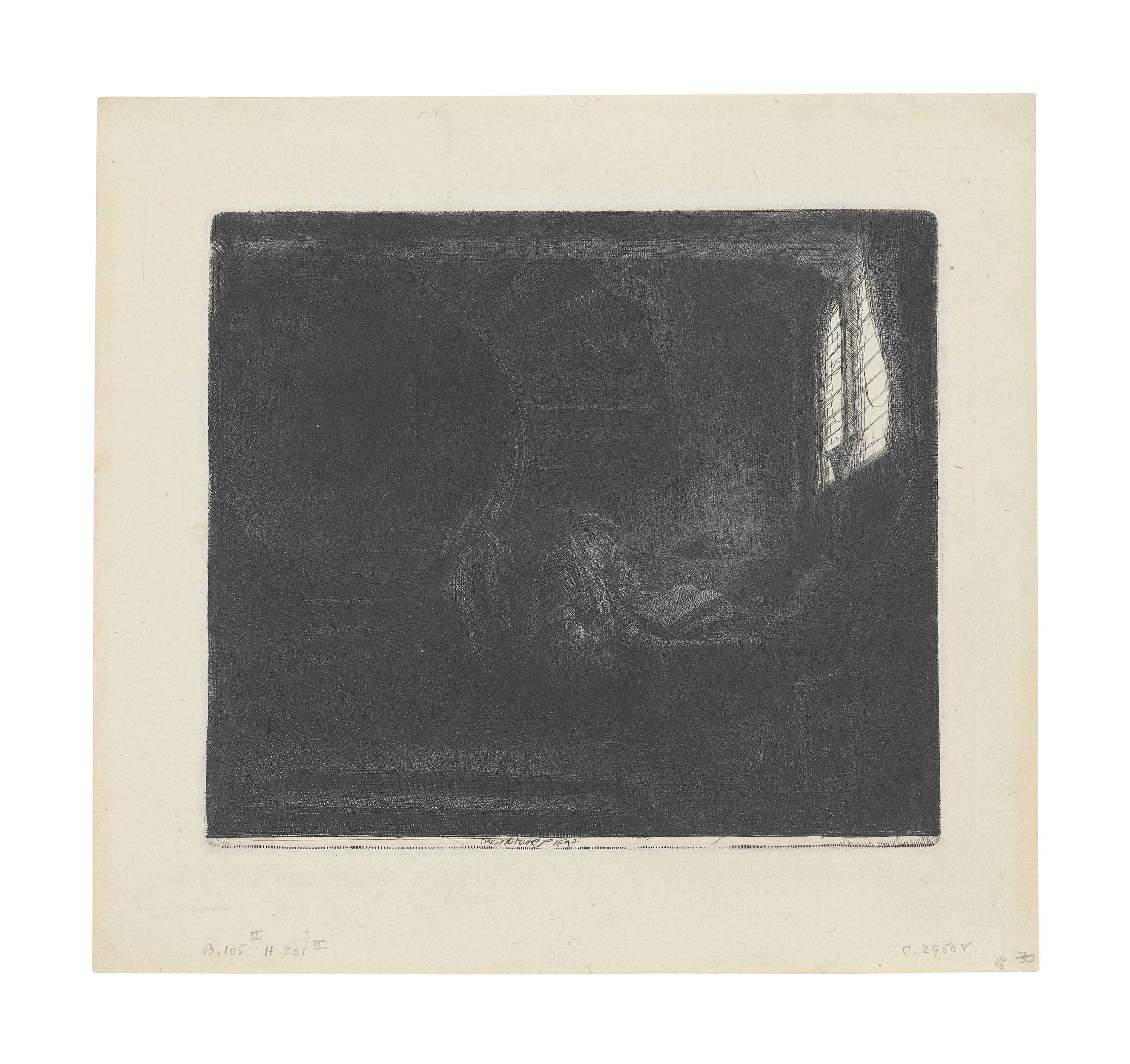 Saint Jerome in a dark Chamber