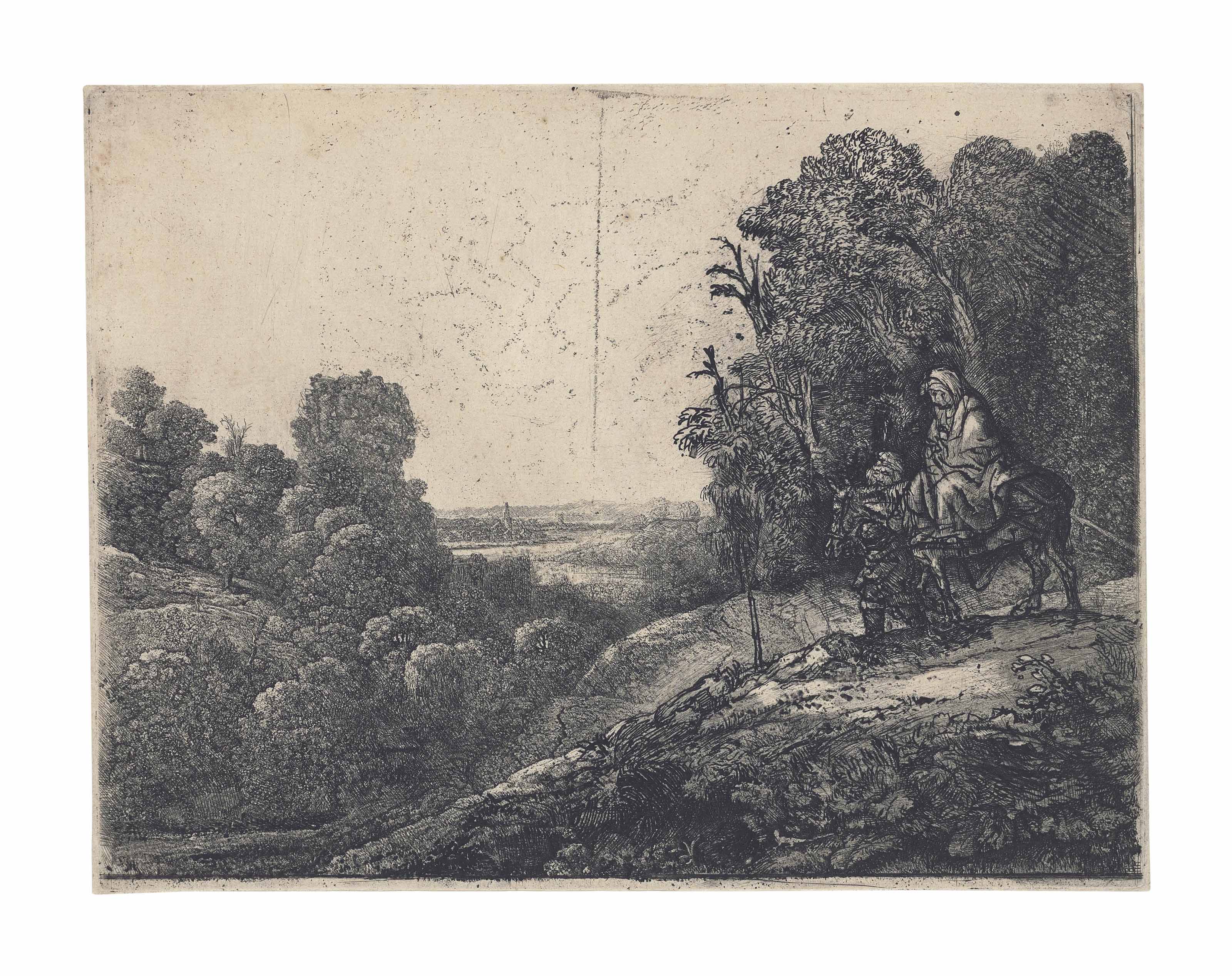 The Flight into Egypt: altered from Seghers